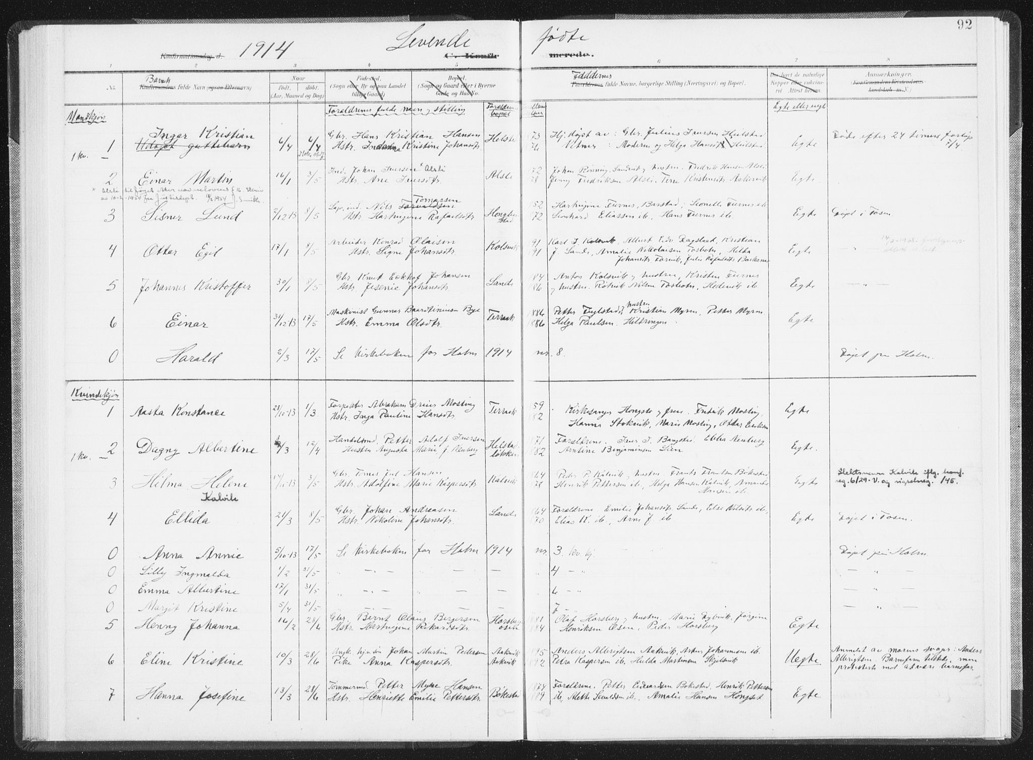 Ministerialprotokoller, klokkerbøker og fødselsregistre - Nordland, SAT/A-1459/810/L0153: Ministerialbok nr. 810A12, 1899-1914, s. 92