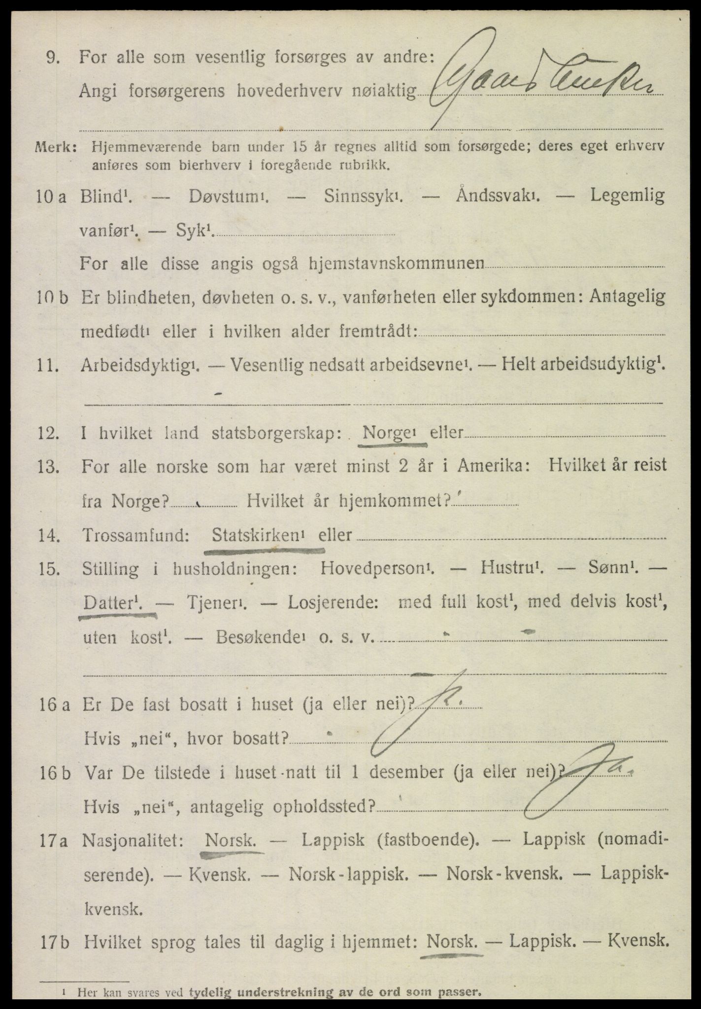 SAT, Folketelling 1920 for 1718 Leksvik herred, 1920, s. 2215
