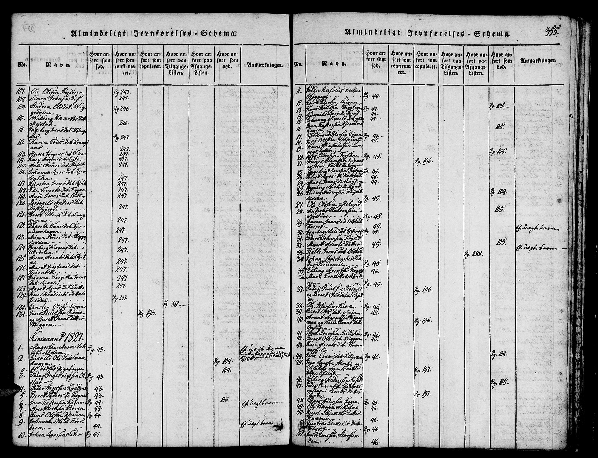 Ministerialprotokoller, klokkerbøker og fødselsregistre - Sør-Trøndelag, AV/SAT-A-1456/665/L0776: Klokkerbok nr. 665C01, 1817-1837, s. 355