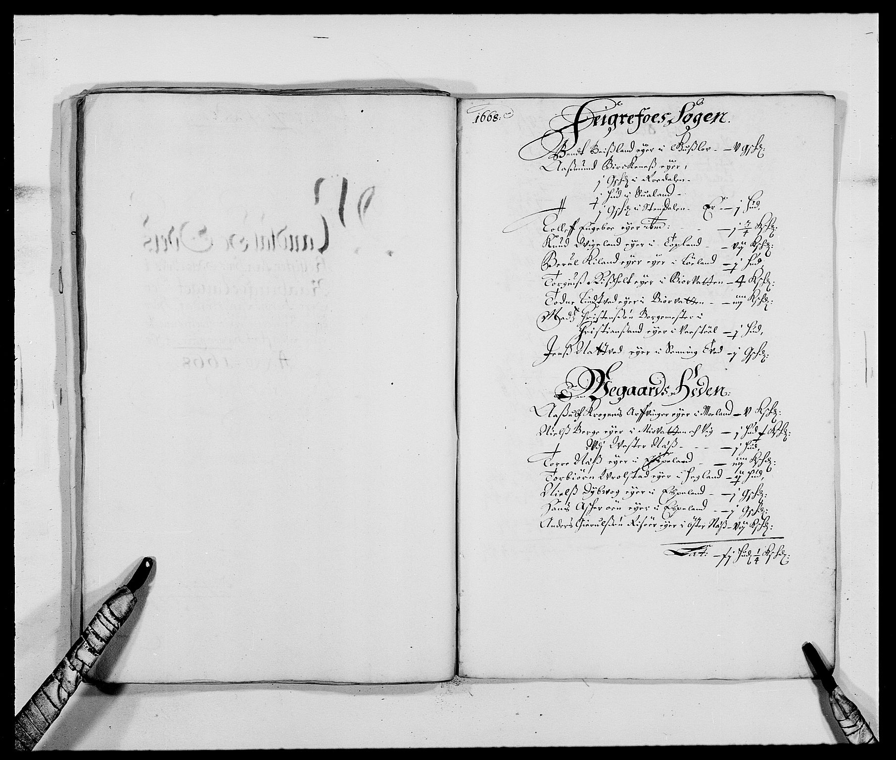 Rentekammeret inntil 1814, Reviderte regnskaper, Fogderegnskap, RA/EA-4092/R40/L2431: Fogderegnskap Råbyggelag, 1664-1668, s. 331