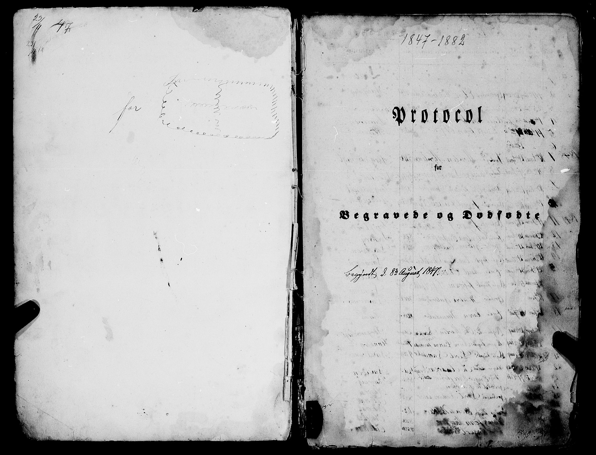 Lyngen sokneprestembete, AV/SATØ-S-1289/H/He/Heb/L0005klokker: Klokkerbok nr. 5, 1847-1882