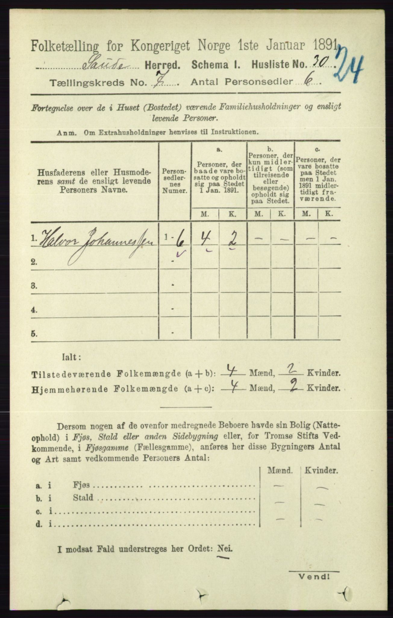 RA, Folketelling 1891 for 0822 Sauherad herred, 1891, s. 2013