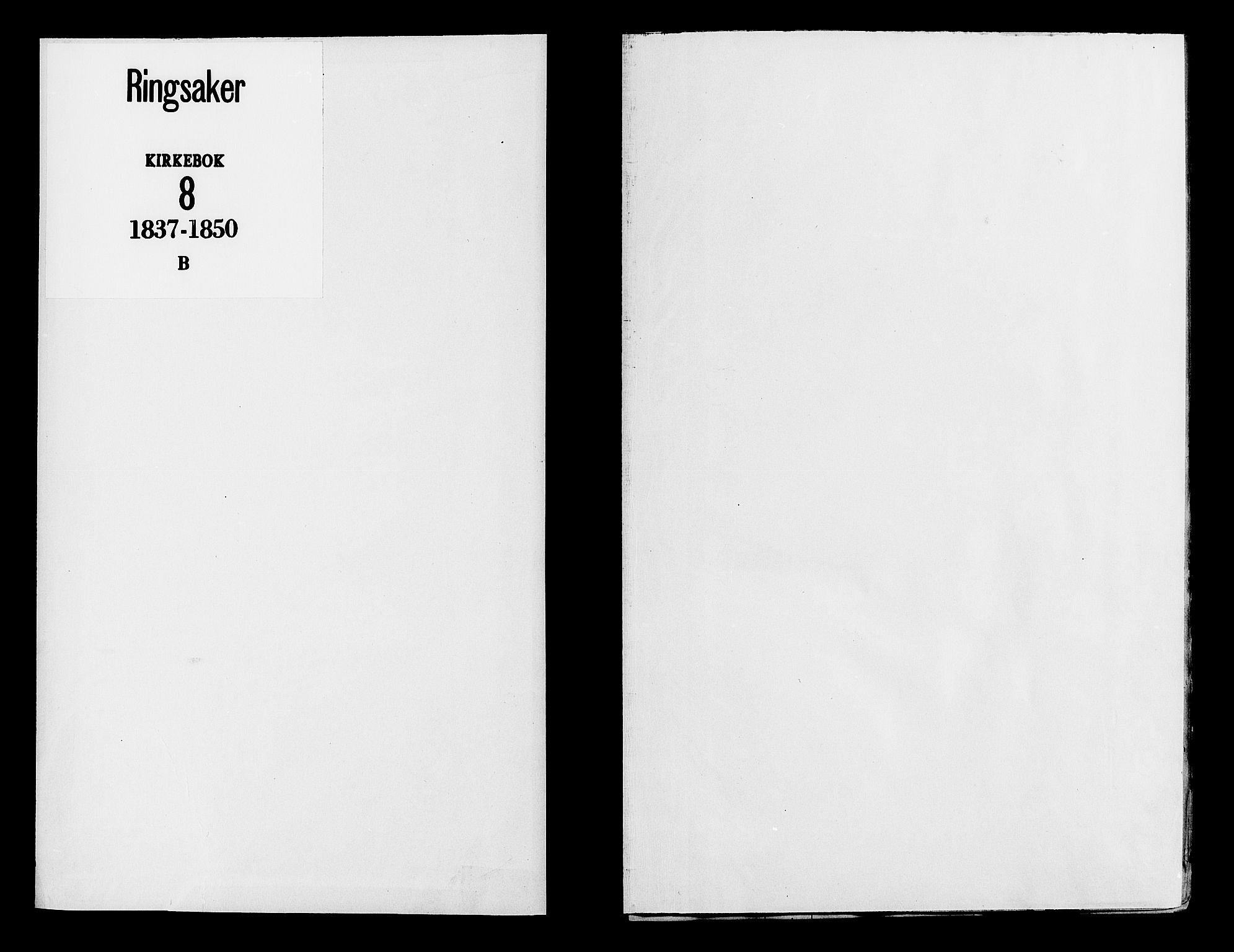 Ringsaker prestekontor, AV/SAH-PREST-014/K/Ka/L0008: Ministerialbok nr. 8, 1837-1850