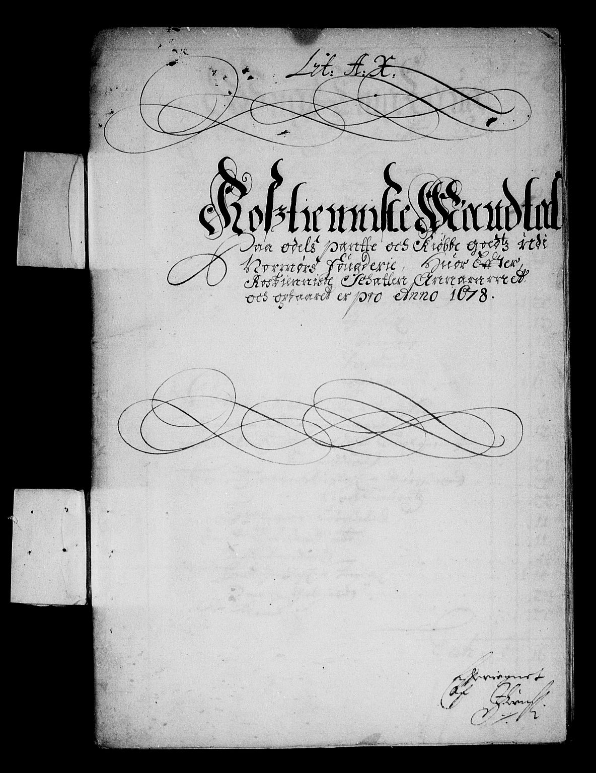 Rentekammeret inntil 1814, Reviderte regnskaper, Stiftamtstueregnskaper, Trondheim stiftamt og Nordland amt, RA/EA-6044/R/Re/L0052: Trondheim stiftamt og Nordland amt, 1678