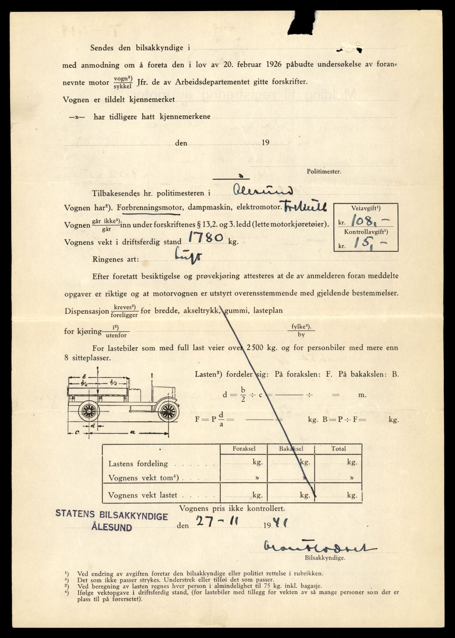 Møre og Romsdal vegkontor - Ålesund trafikkstasjon, AV/SAT-A-4099/F/Fe/L0042: Registreringskort for kjøretøy T 13906 - T 14079, 1927-1998, s. 1808