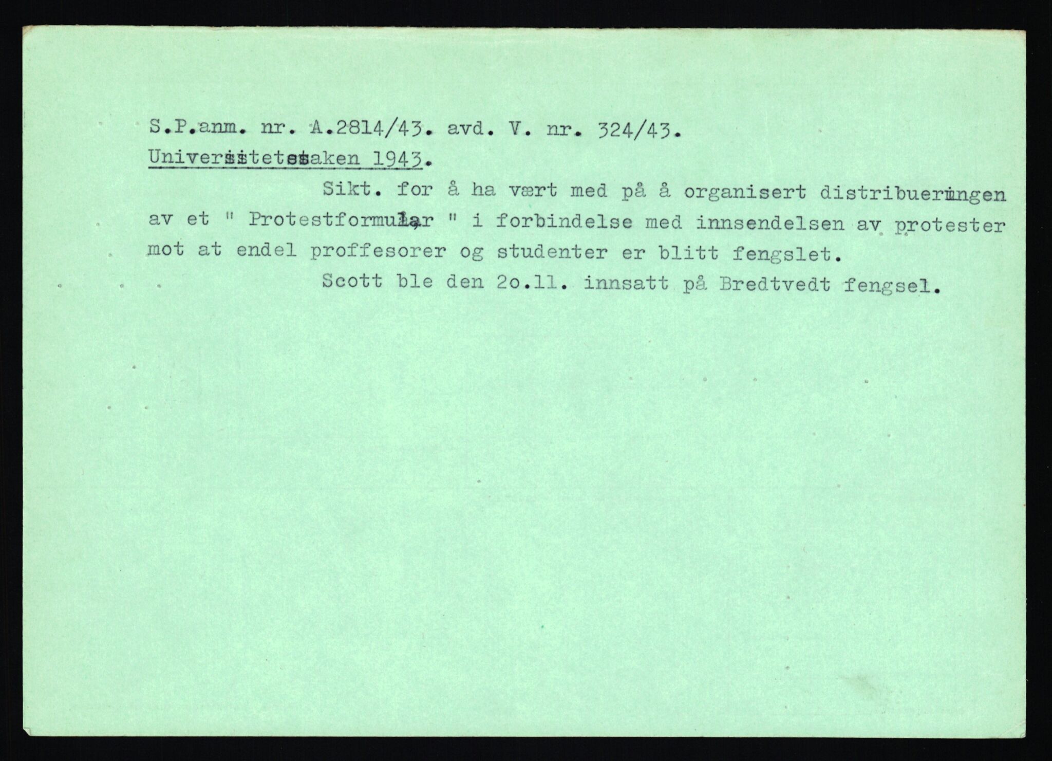 Statspolitiet - Hovedkontoret / Osloavdelingen, AV/RA-S-1329/C/Ca/L0013: Raa - Servold, 1943-1945, s. 4602