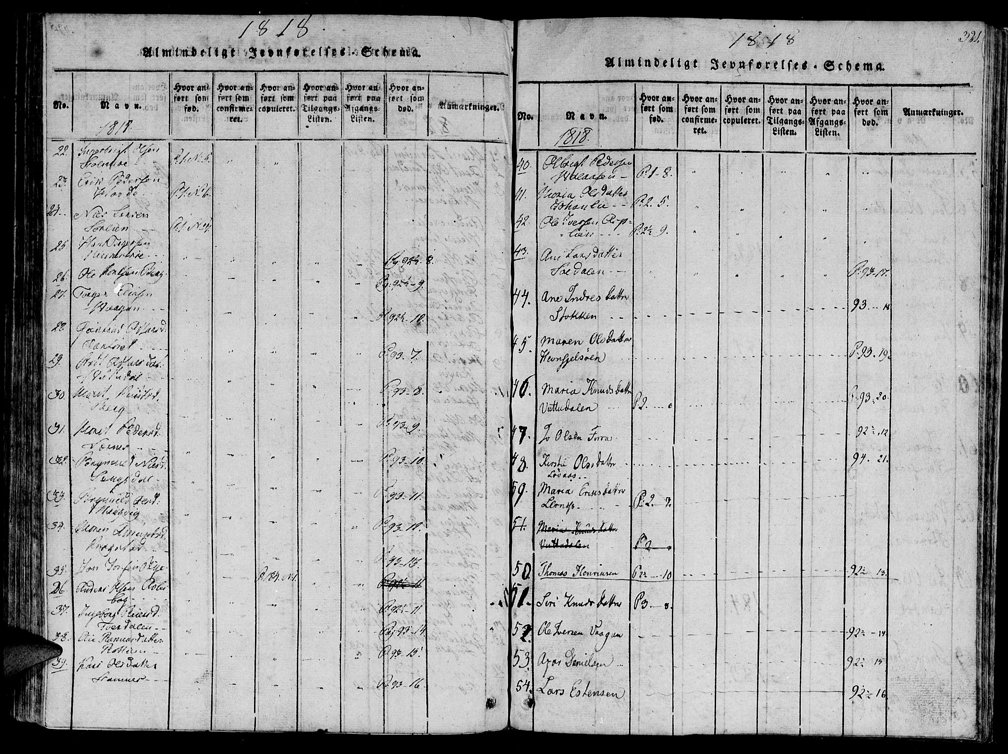 Ministerialprotokoller, klokkerbøker og fødselsregistre - Sør-Trøndelag, SAT/A-1456/630/L0491: Ministerialbok nr. 630A04, 1818-1830, s. 321