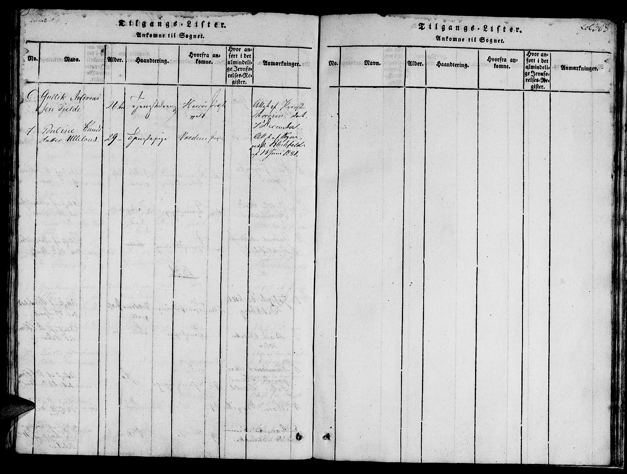 Ministerialprotokoller, klokkerbøker og fødselsregistre - Møre og Romsdal, AV/SAT-A-1454/501/L0004: Ministerialbok nr. 501A04, 1816-1831, s. 308