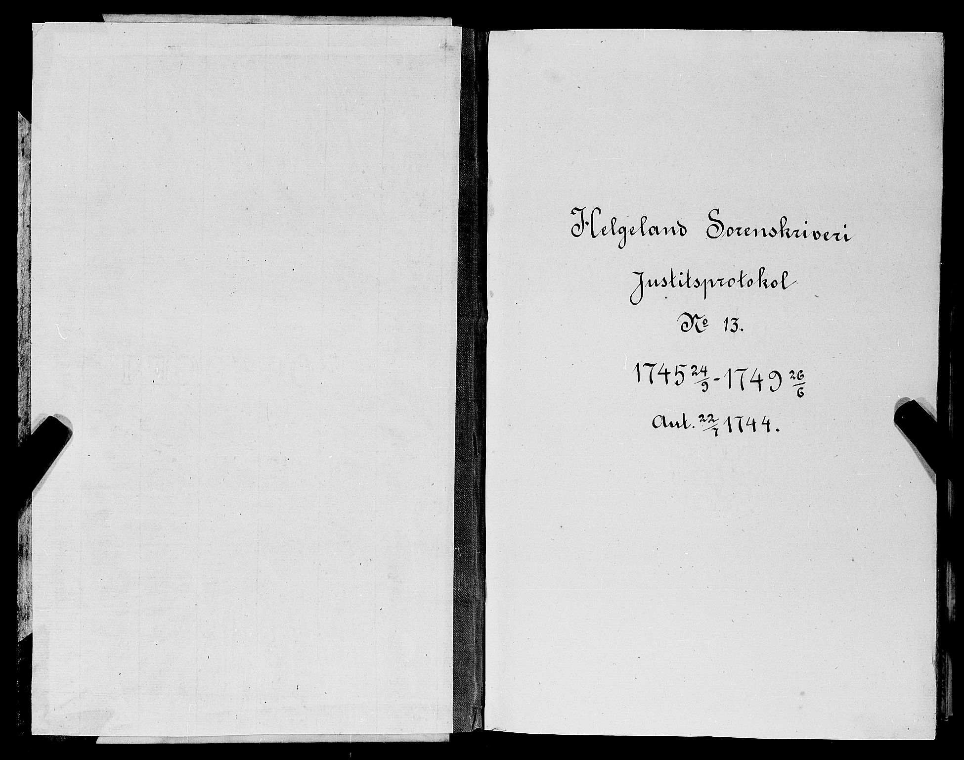 Helgeland sorenskriveri, SAT/A-0004/1/1A/L0013: Tingbok 13, 1745-1749