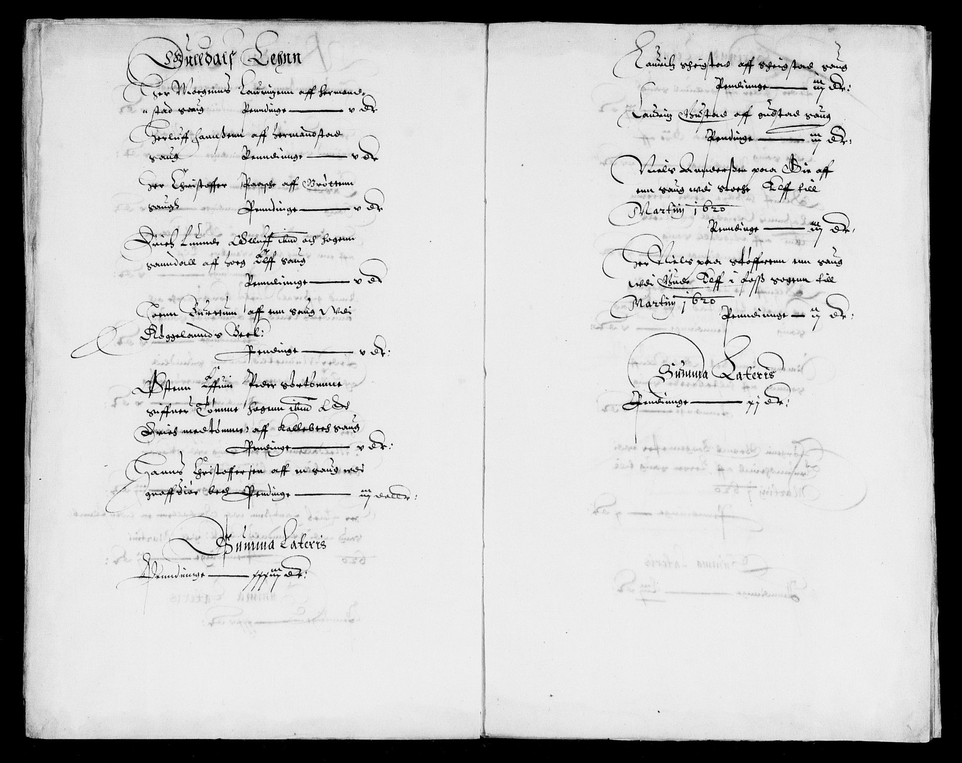 Rentekammeret inntil 1814, Reviderte regnskaper, Lensregnskaper, AV/RA-EA-5023/R/Rb/Rbw/L0018: Trondheim len, 1618-1620