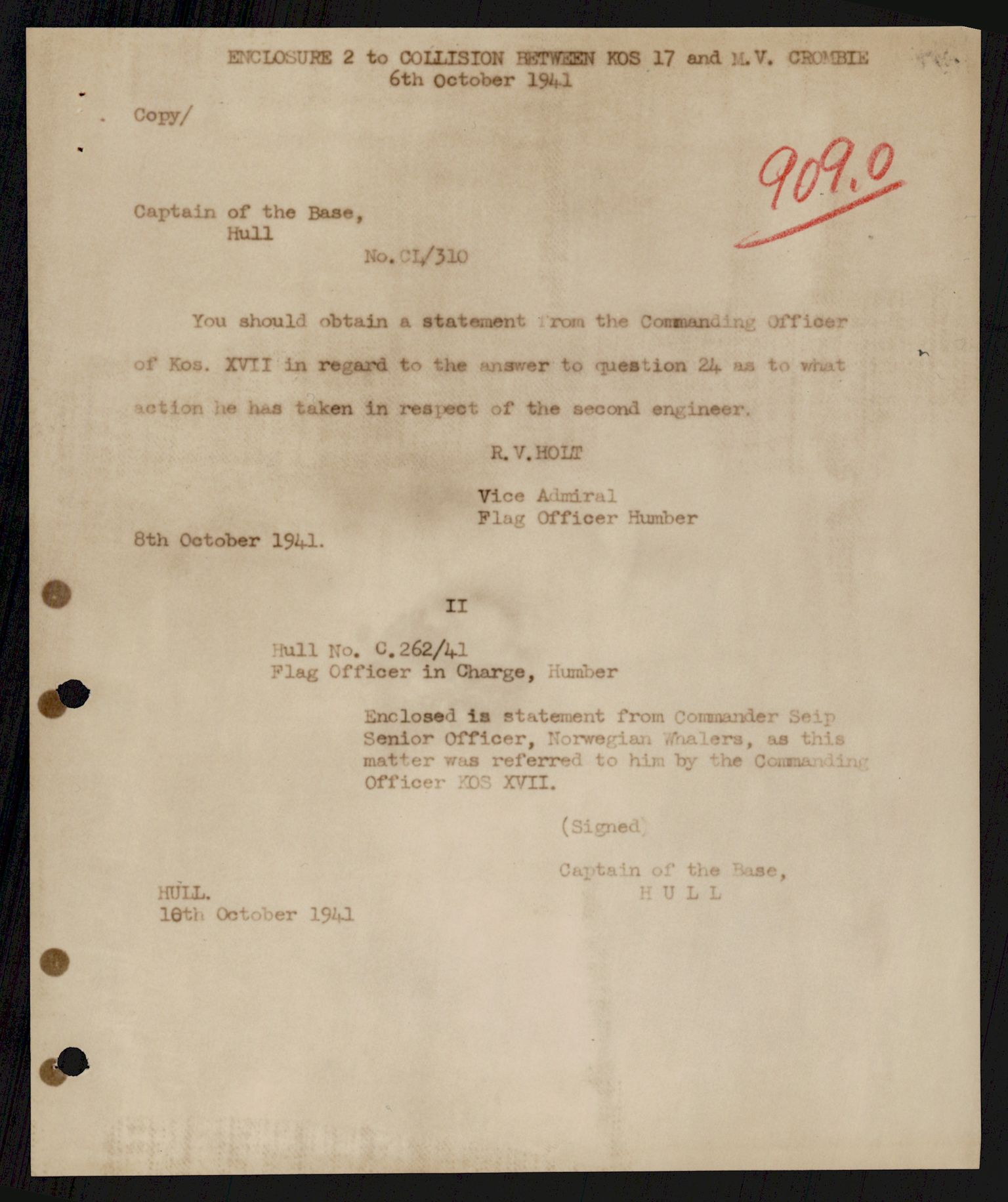 Forsvaret, Sjøforsvarets overkommando, AV/RA-RAFA-2035/D/Dc/L0305: --, 1940-1946, s. 102