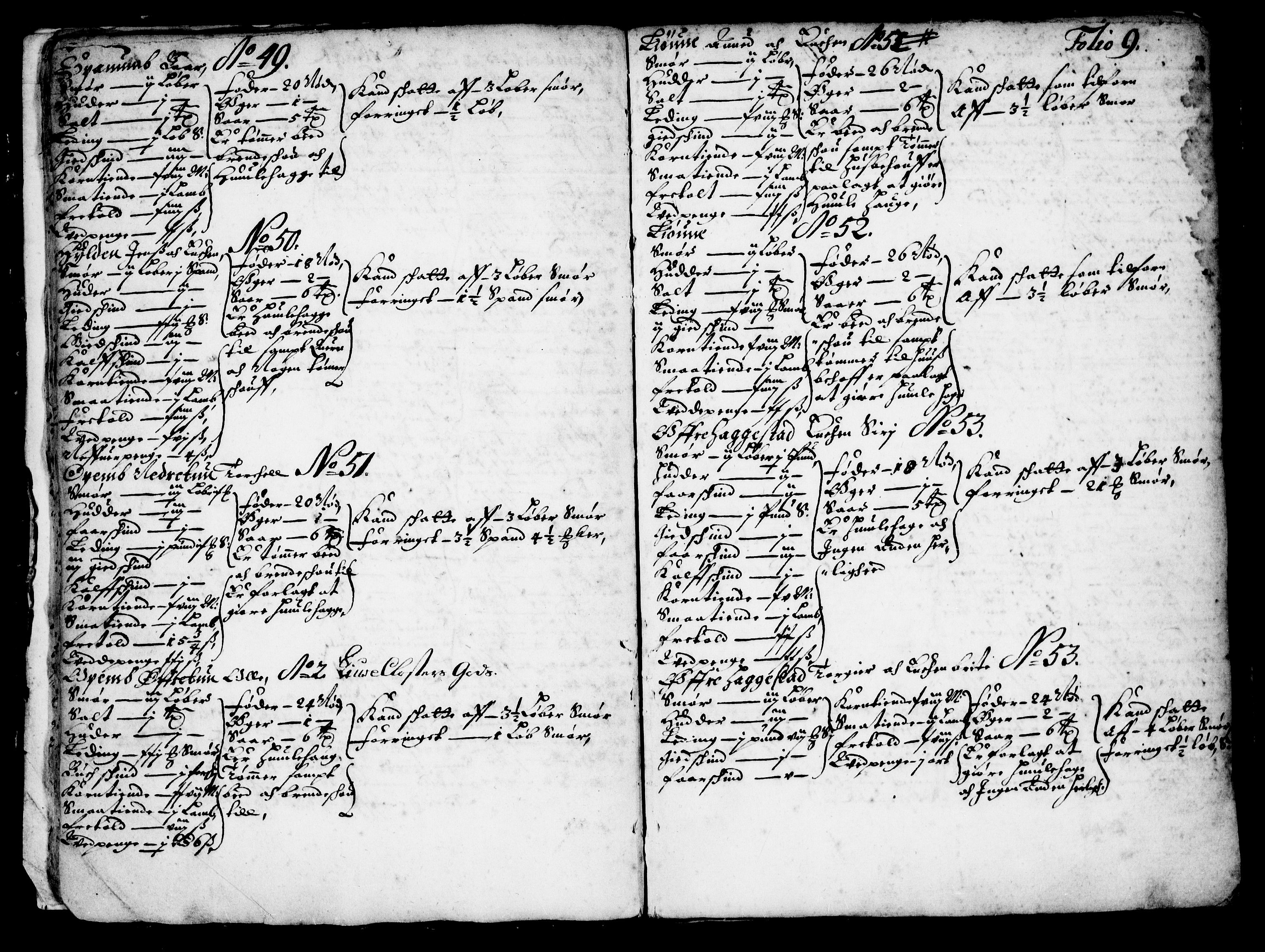 Rentekammeret inntil 1814, Realistisk ordnet avdeling, AV/RA-EA-4070/N/Nb/Nba/L0037: Hardanger fogderi, 1667, s. 8b-9a
