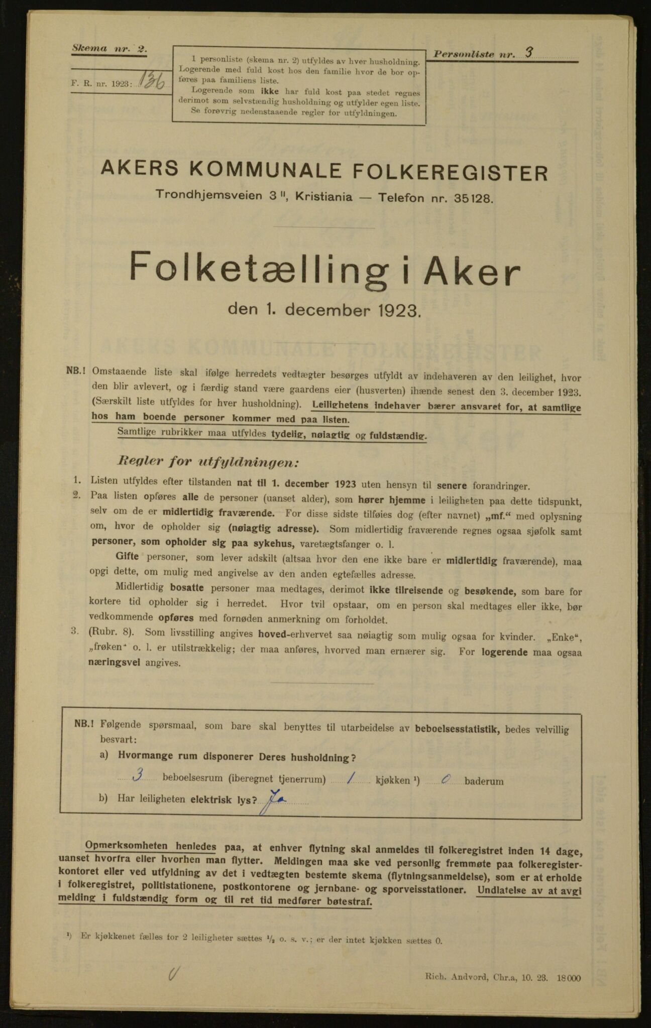 , Kommunal folketelling 1.12.1923 for Aker, 1923, s. 778