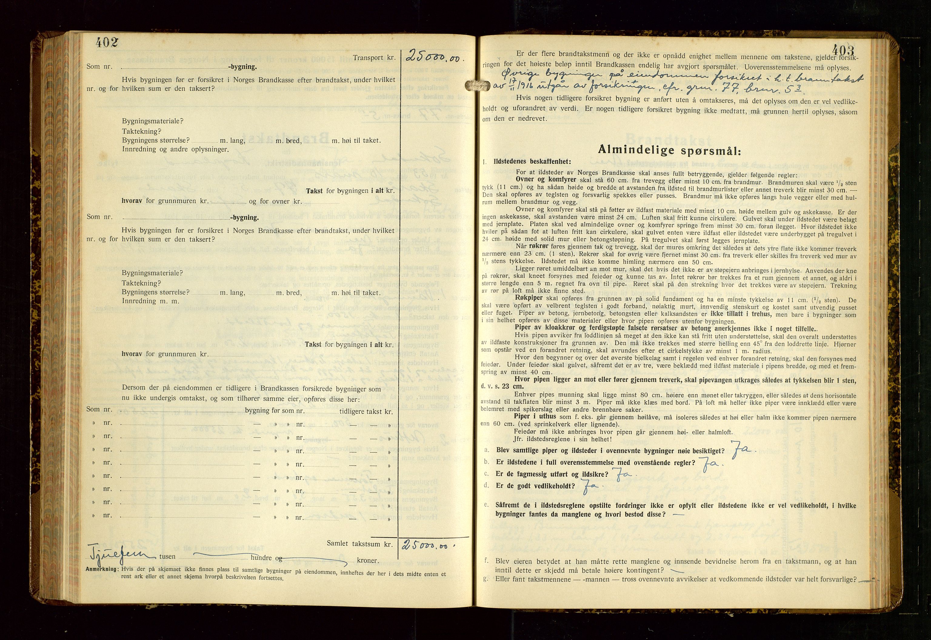 Sokndal lensmannskontor, AV/SAST-A-100417/Gob/L0008: "Brandtakst-Protokoll", 1937-1955, s. 402-403