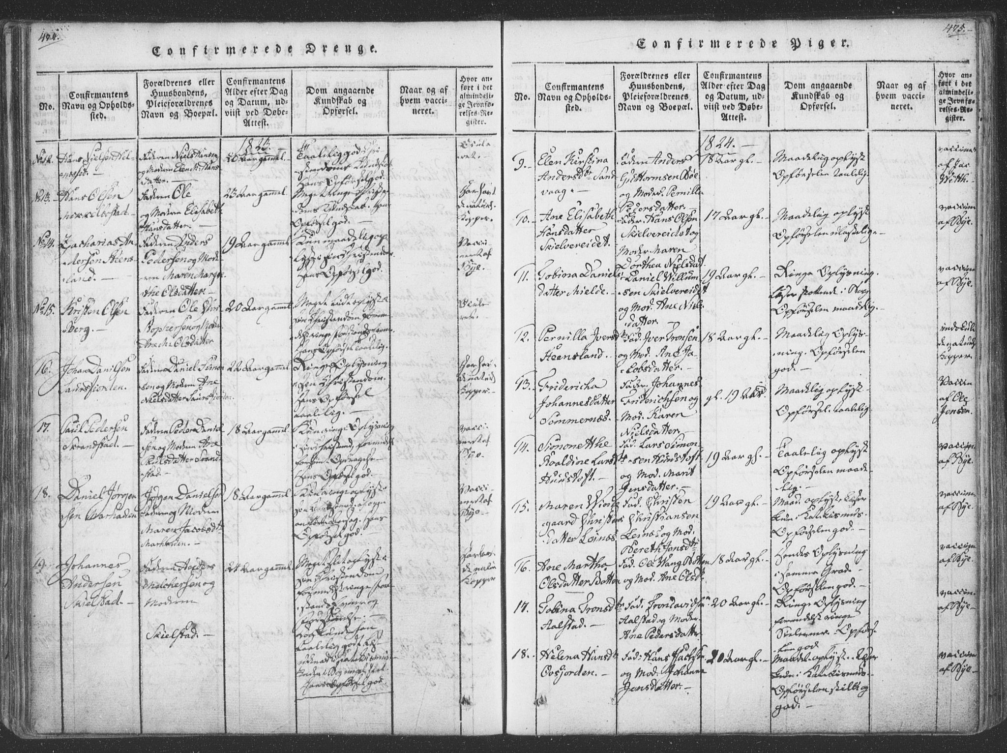 Ministerialprotokoller, klokkerbøker og fødselsregistre - Nordland, SAT/A-1459/855/L0798: Ministerialbok nr. 855A06, 1821-1835, s. 474-475