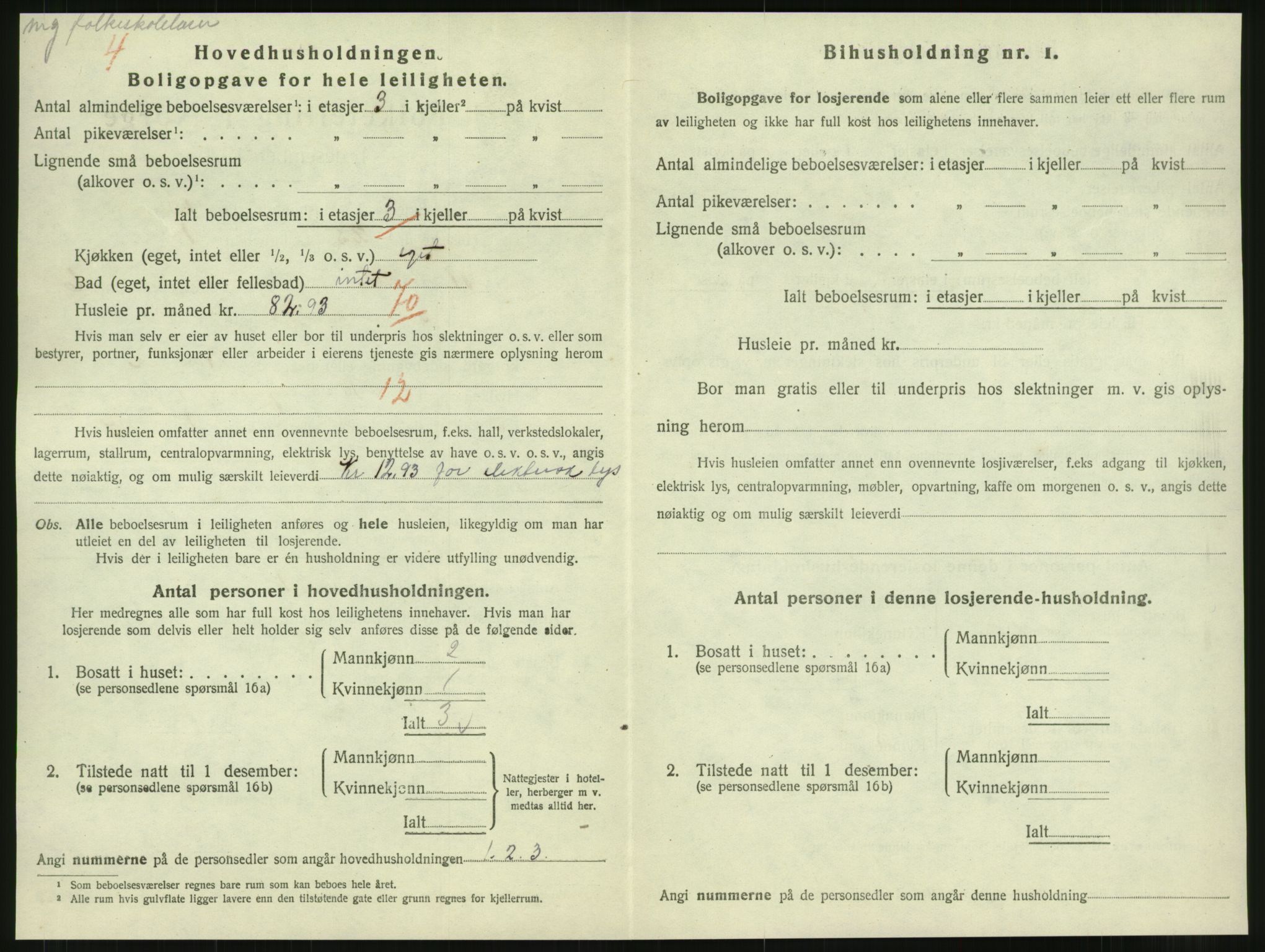 SAT, Folketelling 1920 for 1703 Namsos ladested, 1920, s. 1864