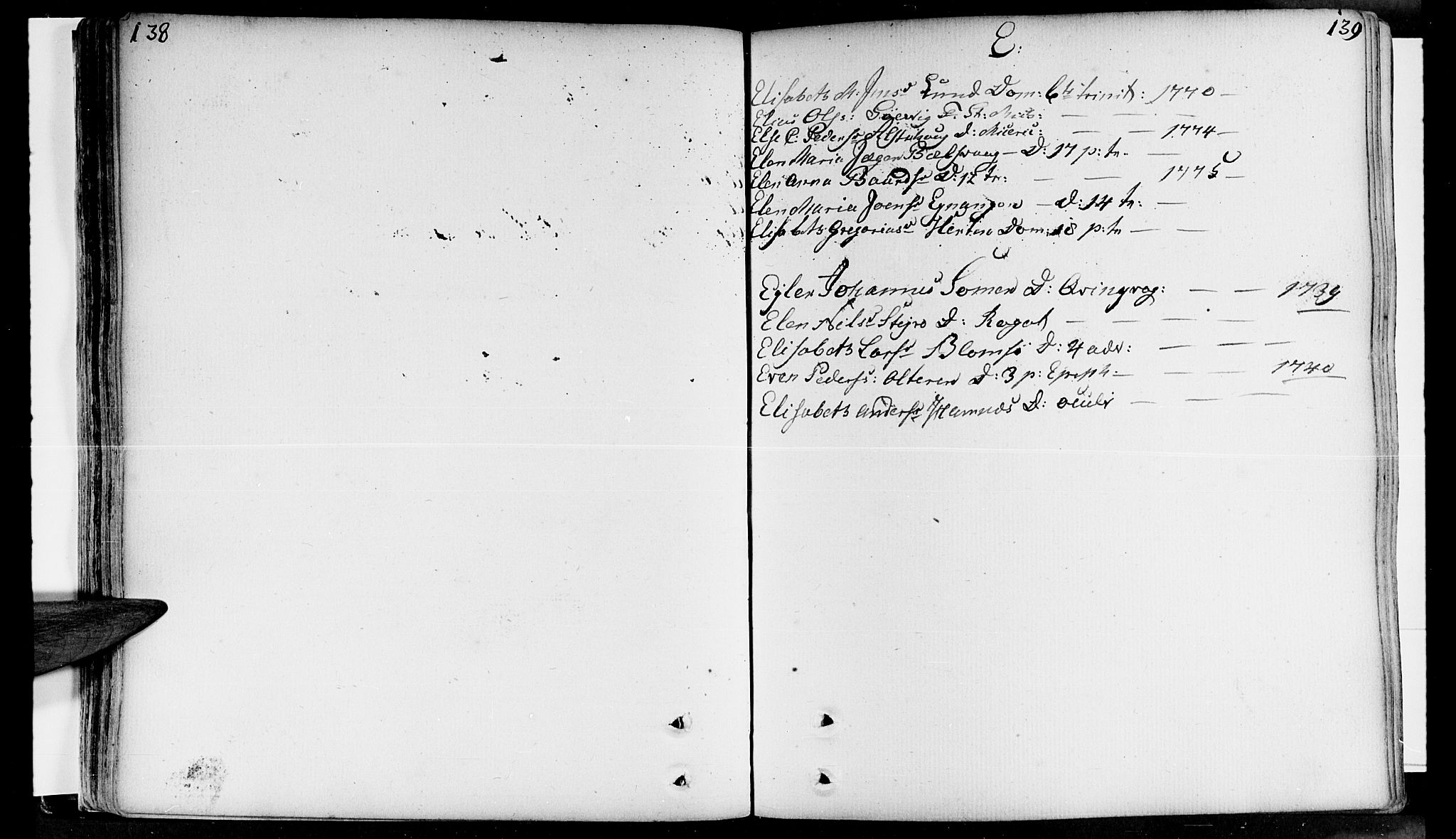 Ministerialprotokoller, klokkerbøker og fødselsregistre - Nordland, AV/SAT-A-1459/830/L0436: Ministerialbok nr. 830A05 /1, 1737-1804, s. 138-139