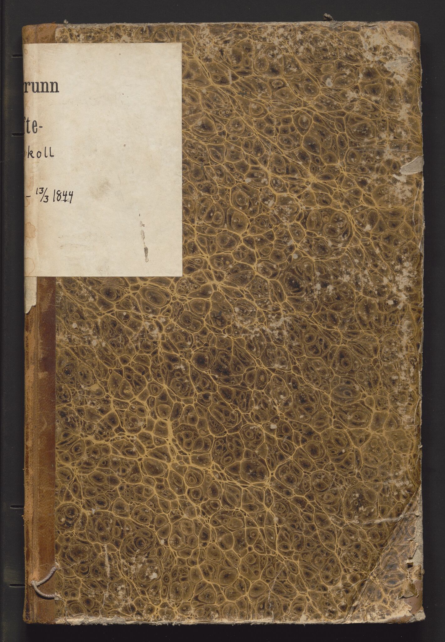 Porsgrunn byfogd, AV/SAKO-A-106/H/Hb/L0004: Skifteprotokoll, 1842-1844
