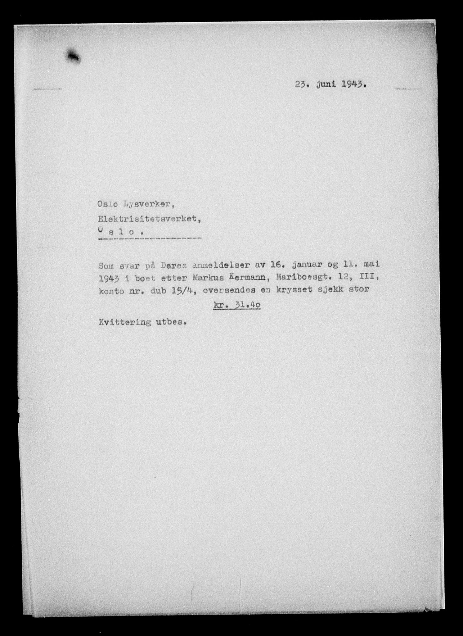 Justisdepartementet, Tilbakeføringskontoret for inndratte formuer, AV/RA-S-1564/H/Hc/Hcc/L0951: --, 1945-1947, s. 26