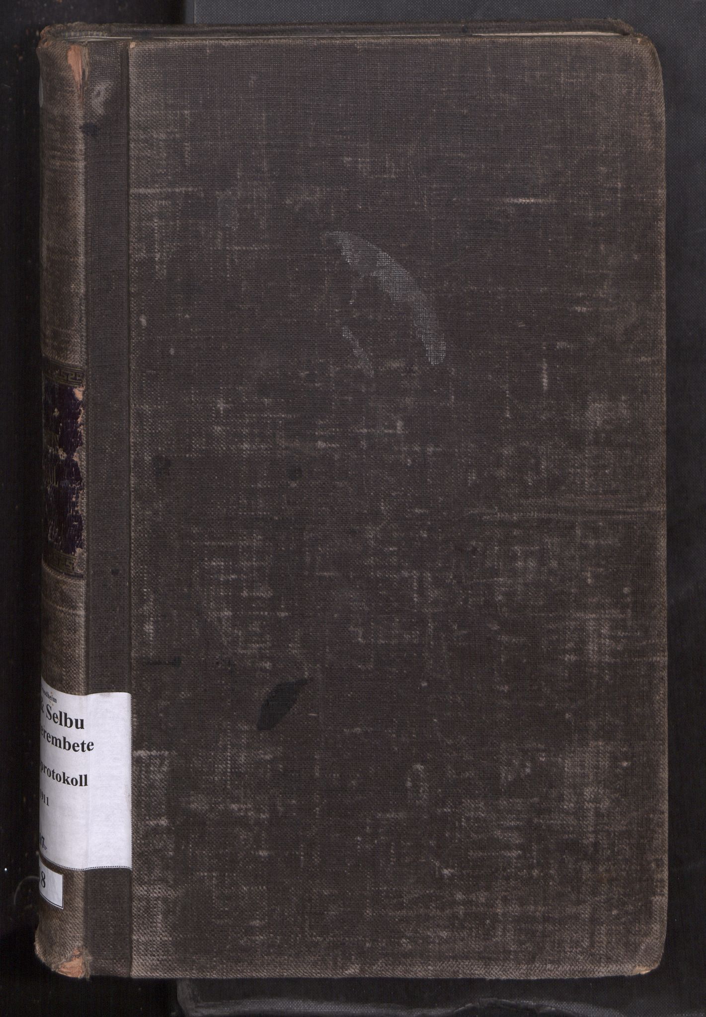 Strinda og Selbu sorenskriveri, SAT/A-0015/1/1B/L0018: Ekstrarettsprotokoll, 1907-1911