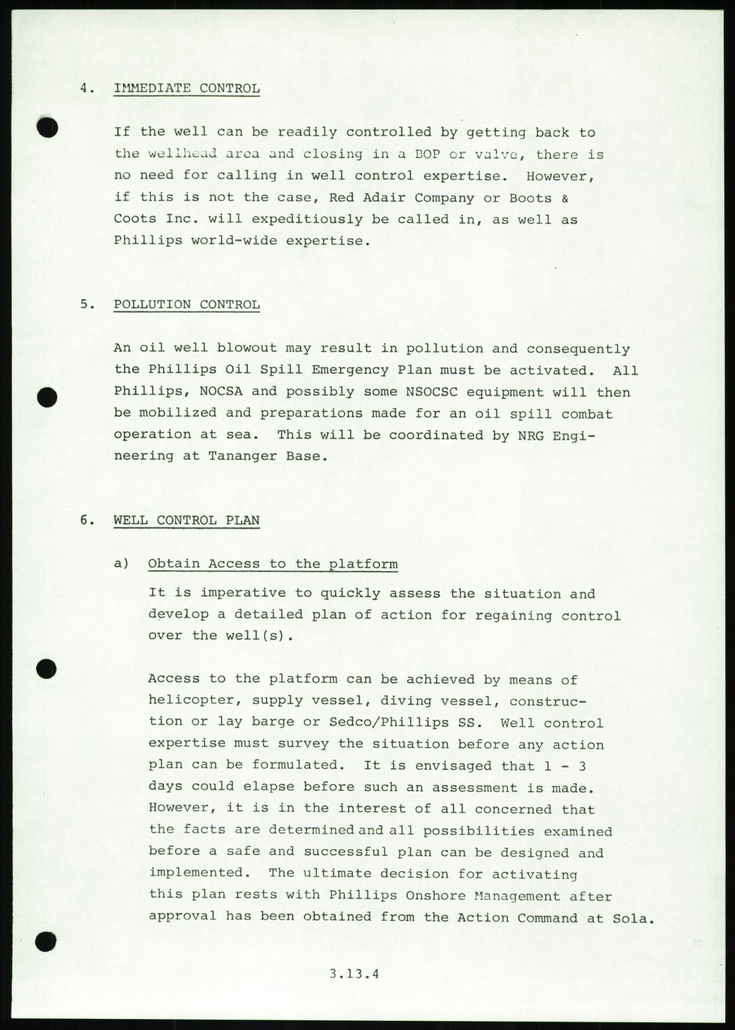 Justisdepartementet, Granskningskommisjonen ved Alexander Kielland-ulykken 27.3.1980, AV/RA-S-1165/D/L0016: O Beredskapsplaner (Doku.liste + O1-O3 av 3), 1980-1981, s. 159