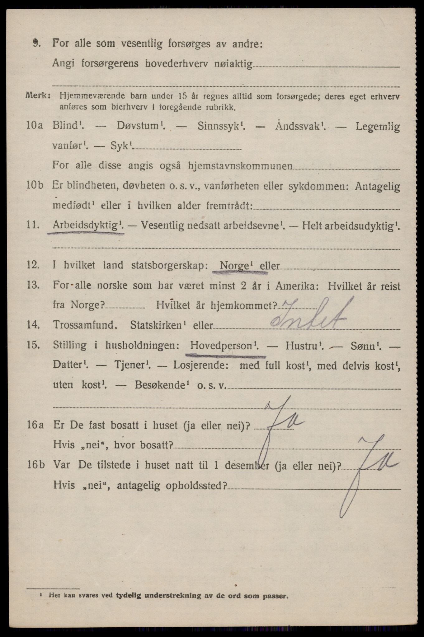 SAKO, Folketelling 1920 for 0827 Hjartdal herred, 1920, s. 2245
