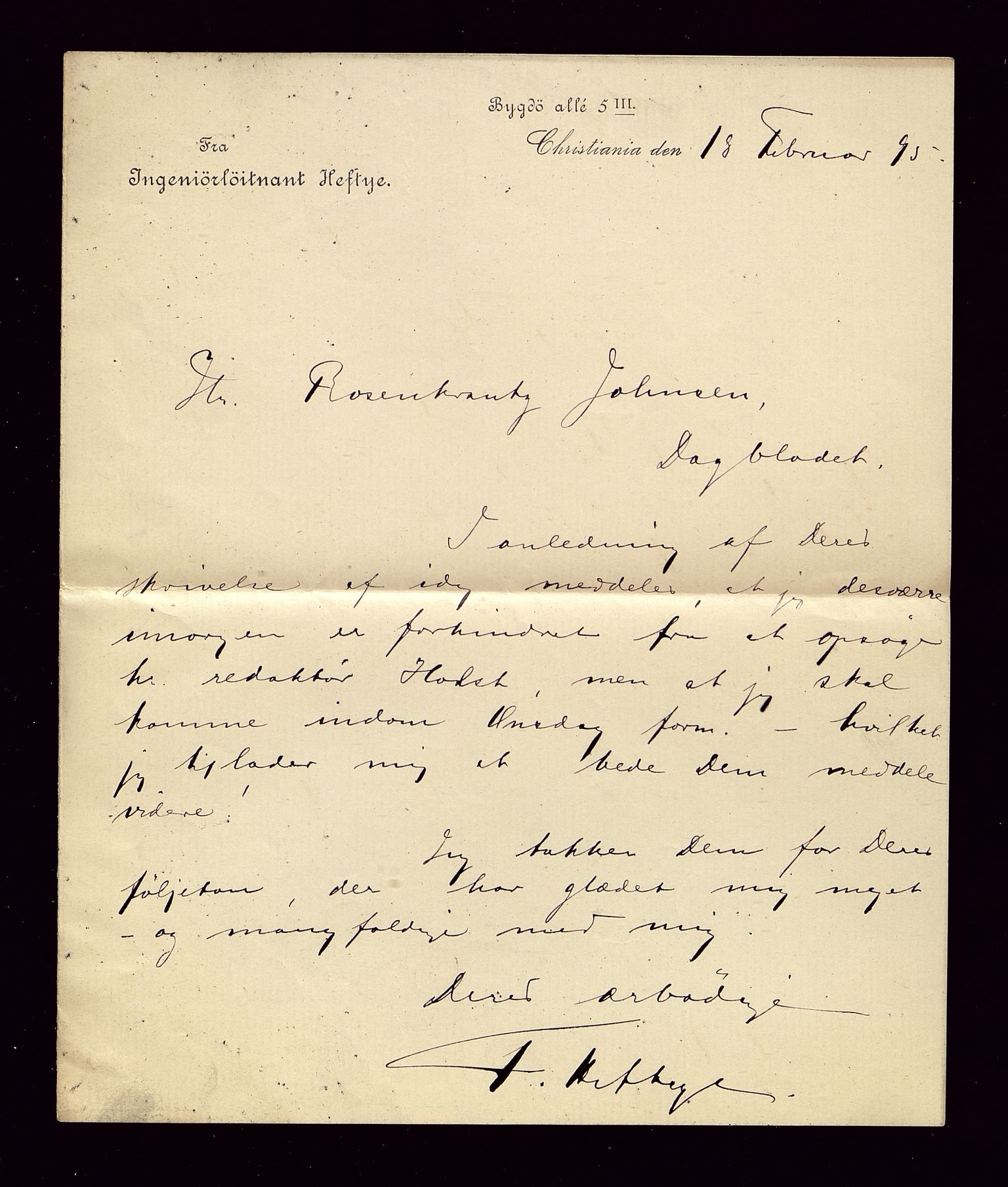 Øvre Amla, gnr. 106, VLFK/SFF-2013149/E/Ea/L0002/0008: H-N / Heftye, Thomas Thomassen (1960- Telegrafdirektør, statsråd, politiker), 1895