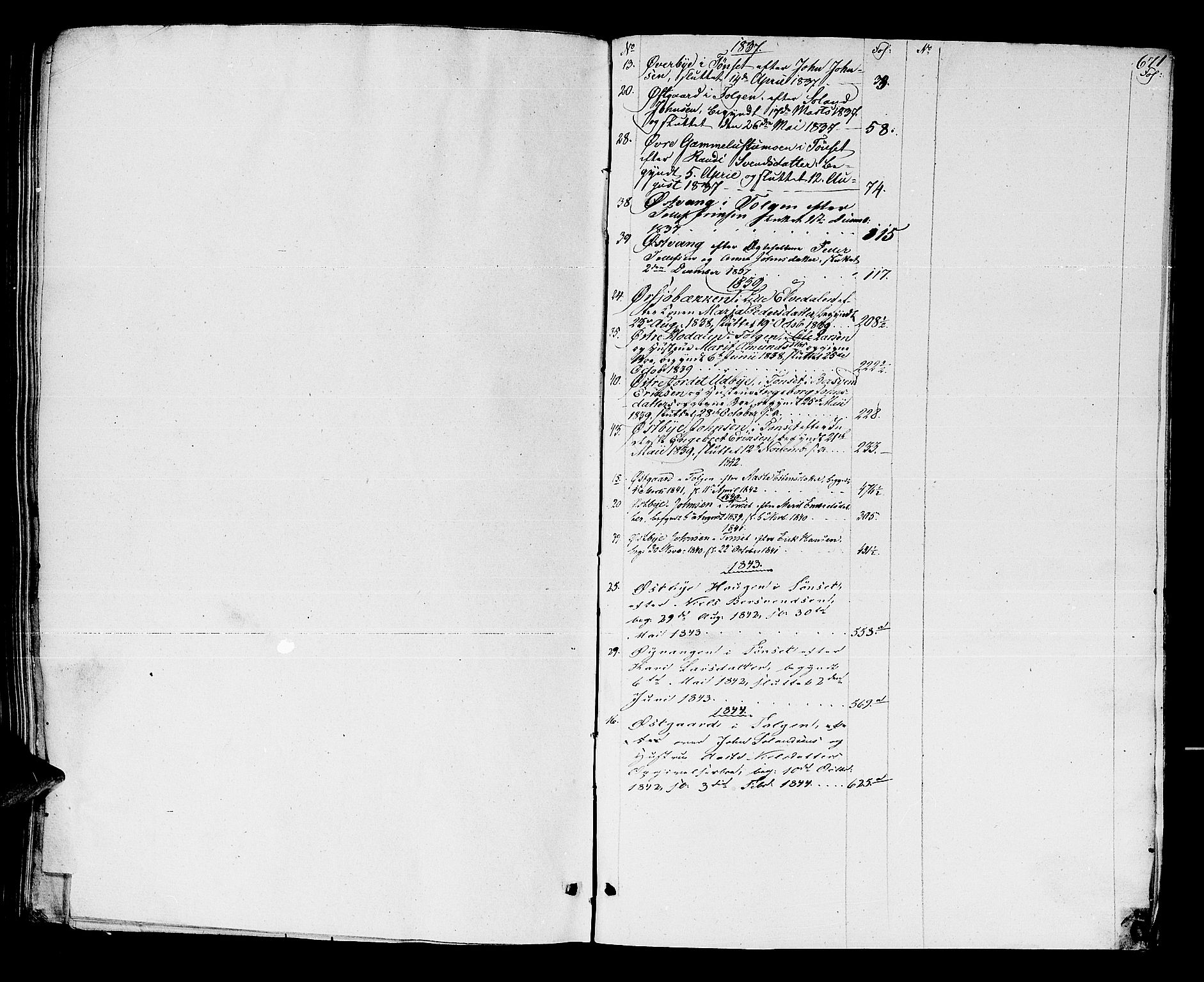 Nord-Østerdal tingrett, SAH/TING-020/J/Ja/L0001: Skifteprotokoll, 1836-1844, s. 670b-671a