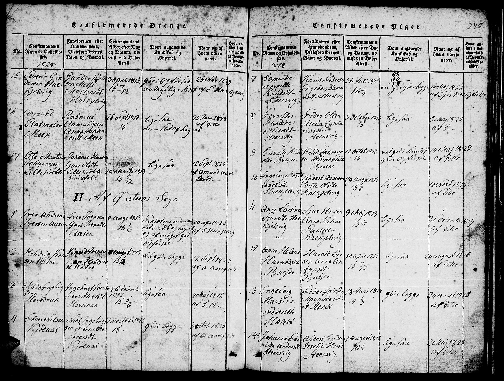 Ministerialprotokoller, klokkerbøker og fødselsregistre - Møre og Romsdal, AV/SAT-A-1454/511/L0155: Klokkerbok nr. 511C01, 1817-1829, s. 276