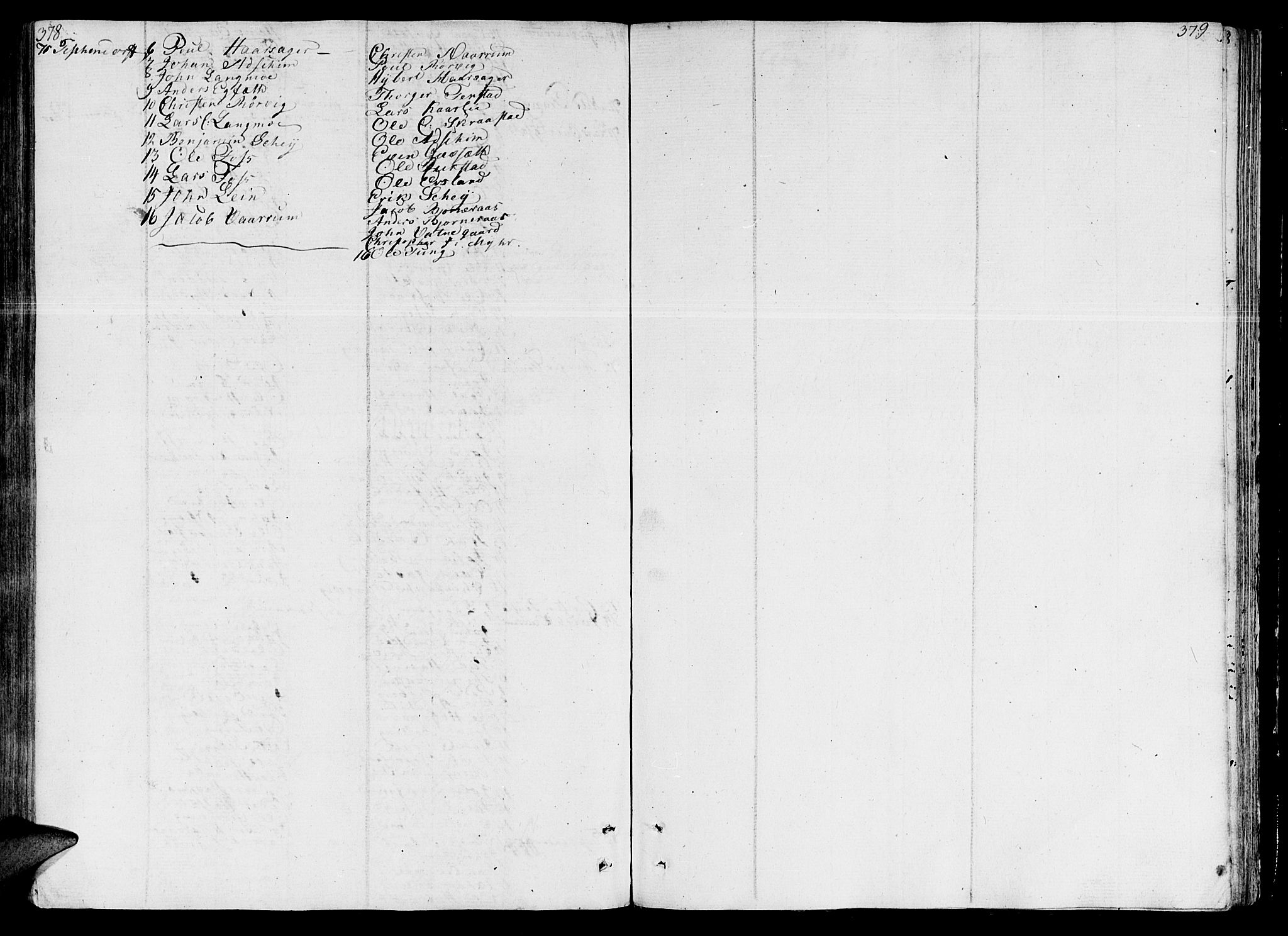 Ministerialprotokoller, klokkerbøker og fødselsregistre - Sør-Trøndelag, AV/SAT-A-1456/646/L0607: Ministerialbok nr. 646A05, 1806-1815, s. 378-379