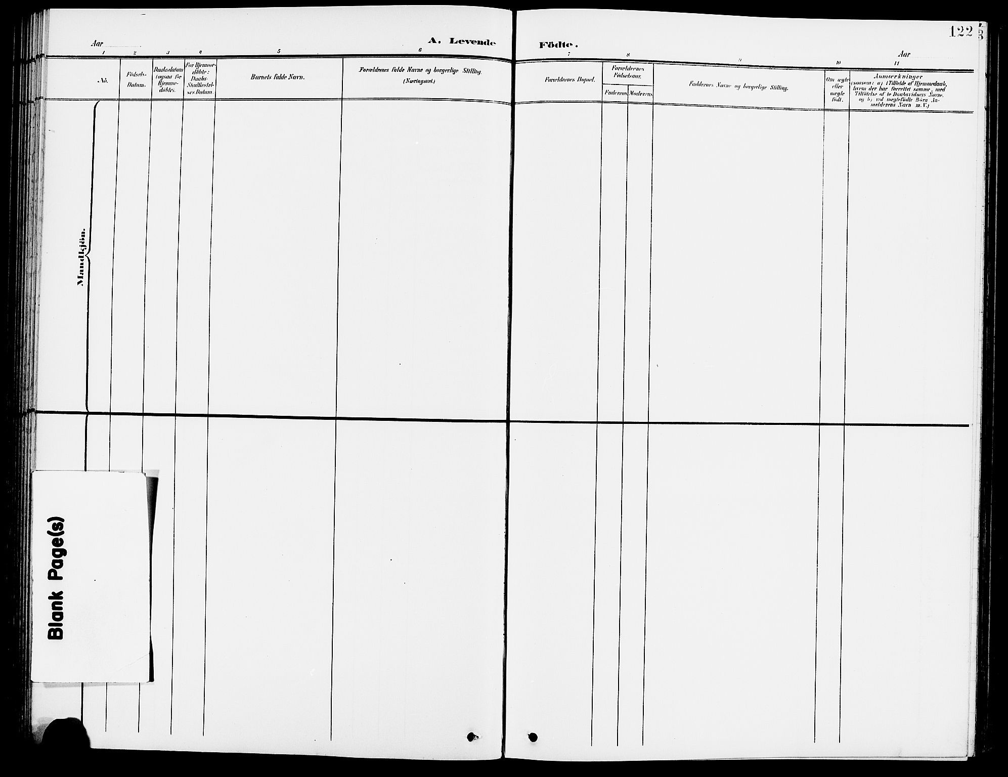 Grue prestekontor, AV/SAH-PREST-036/H/Ha/Hab/L0005: Klokkerbok nr. 5, 1900-1909, s. 122