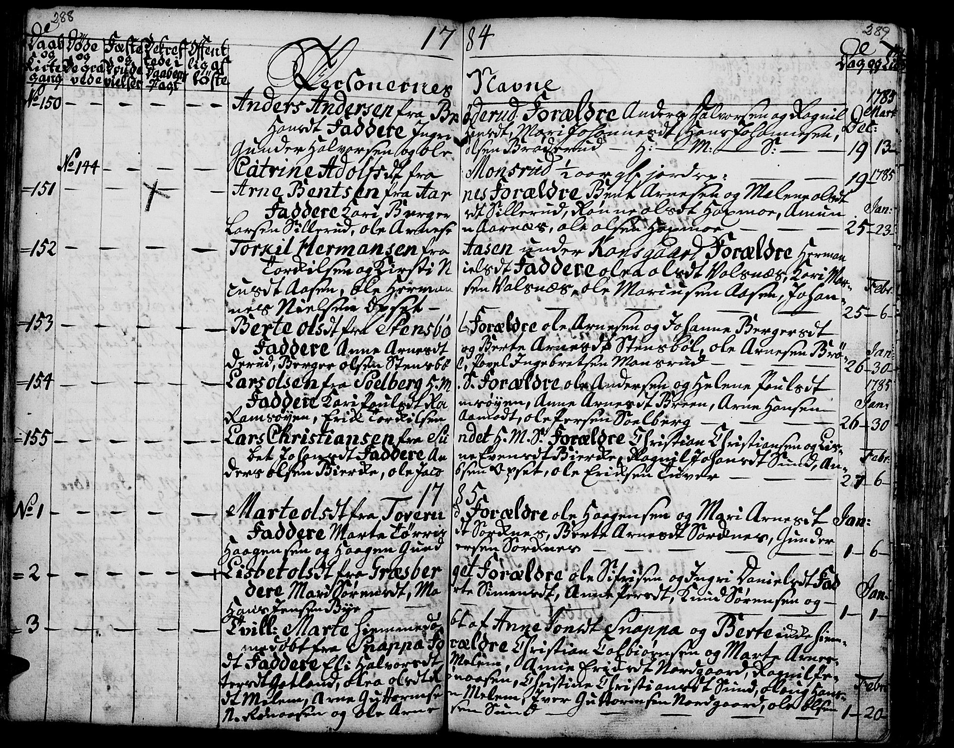 Grue prestekontor, AV/SAH-PREST-036/H/Ha/Haa/L0003: Ministerialbok nr. 3, 1774-1792, s. 288-289