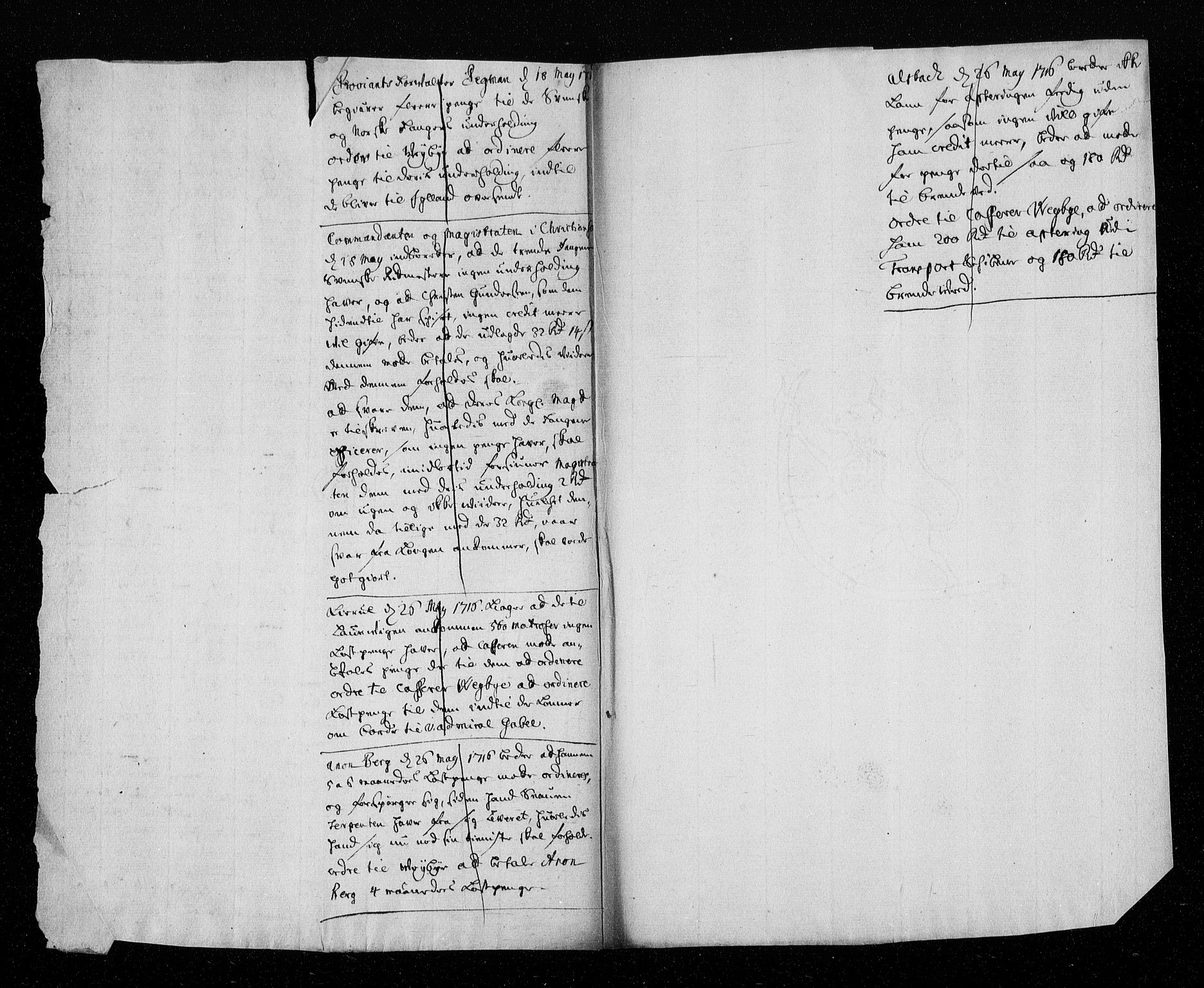 Stattholderembetet 1572-1771, AV/RA-EA-2870/Aa/L0007: Konsept til voteringsprotokoll, 1716-1717, s. 137