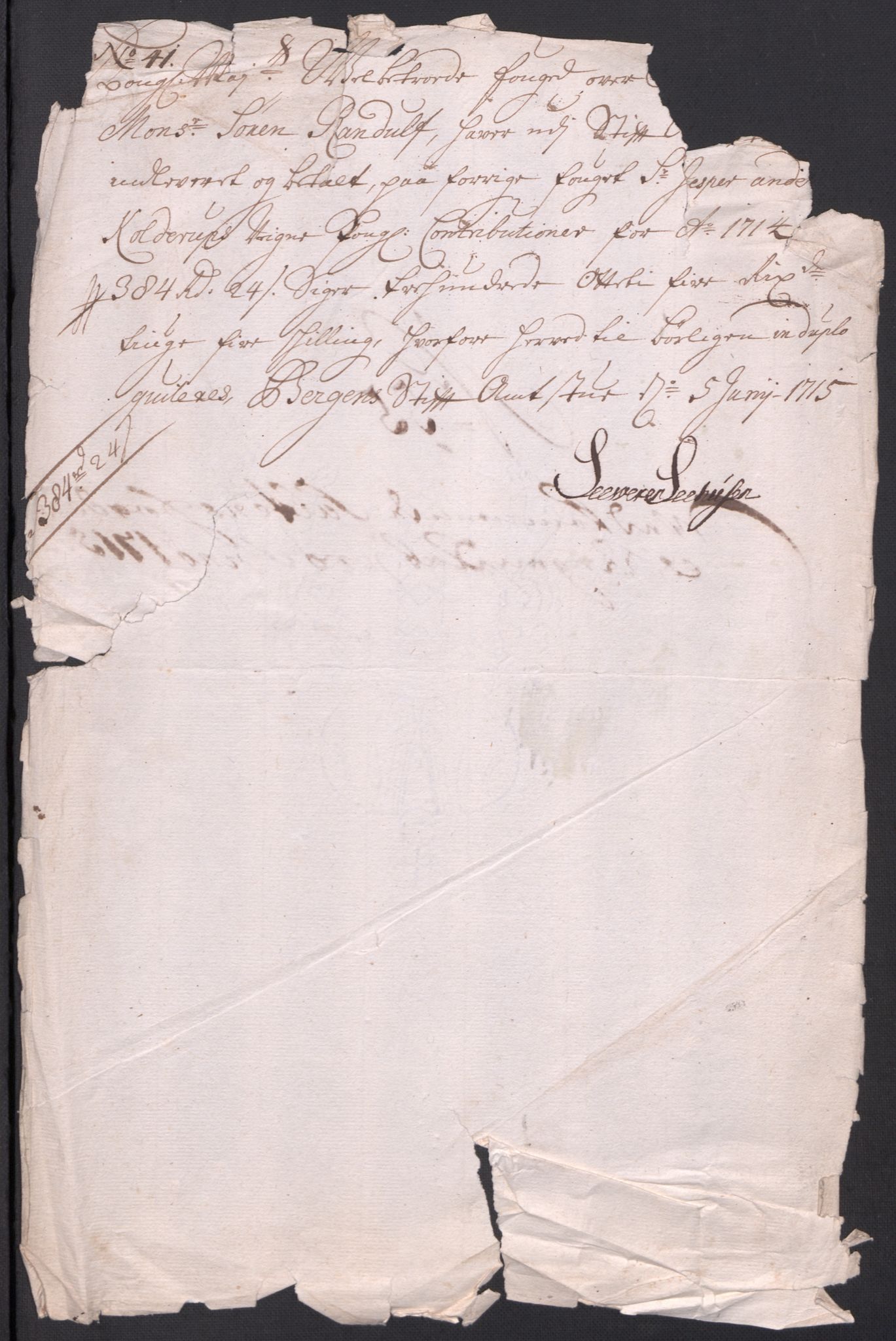 Rentekammeret inntil 1814, Reviderte regnskaper, Fogderegnskap, AV/RA-EA-4092/R66/L4585: Fogderegnskap Salten, 1715, s. 331