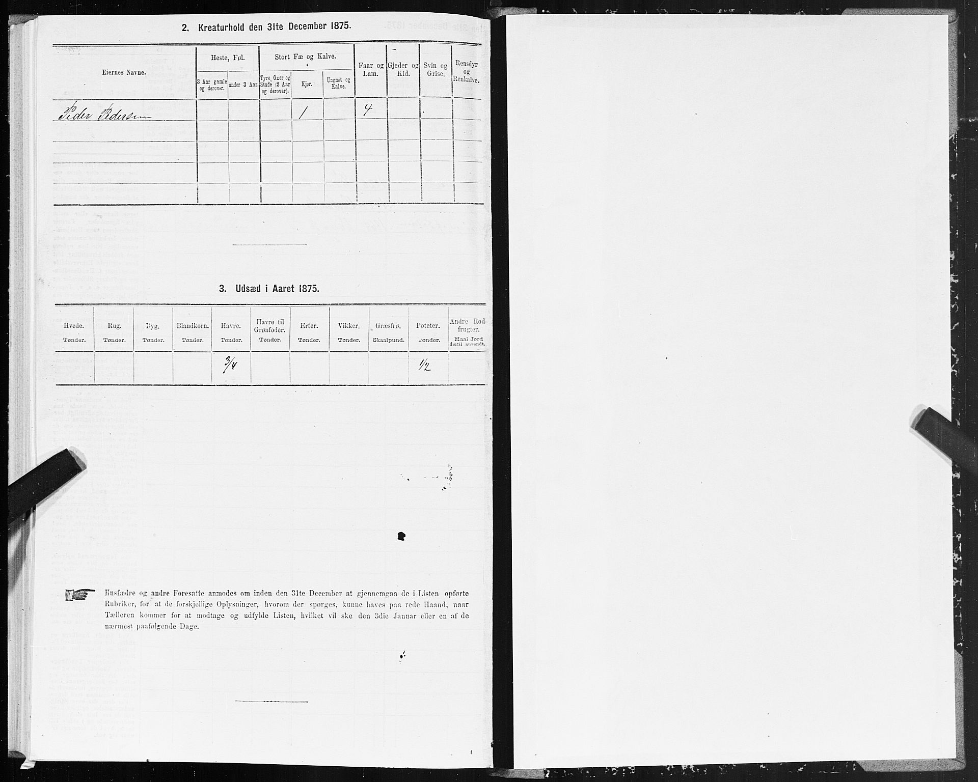 SAT, Folketelling 1875 for 1548P Fræna prestegjeld, 1875