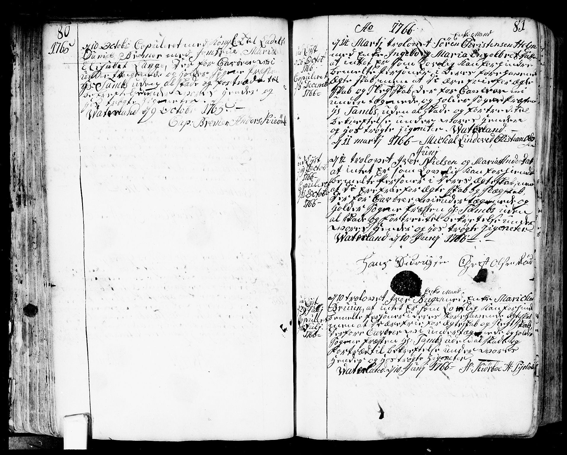 Fredrikstad prestekontor Kirkebøker, AV/SAO-A-11082/F/Fa/L0002: Ministerialbok nr. 2, 1750-1804, s. 80-81