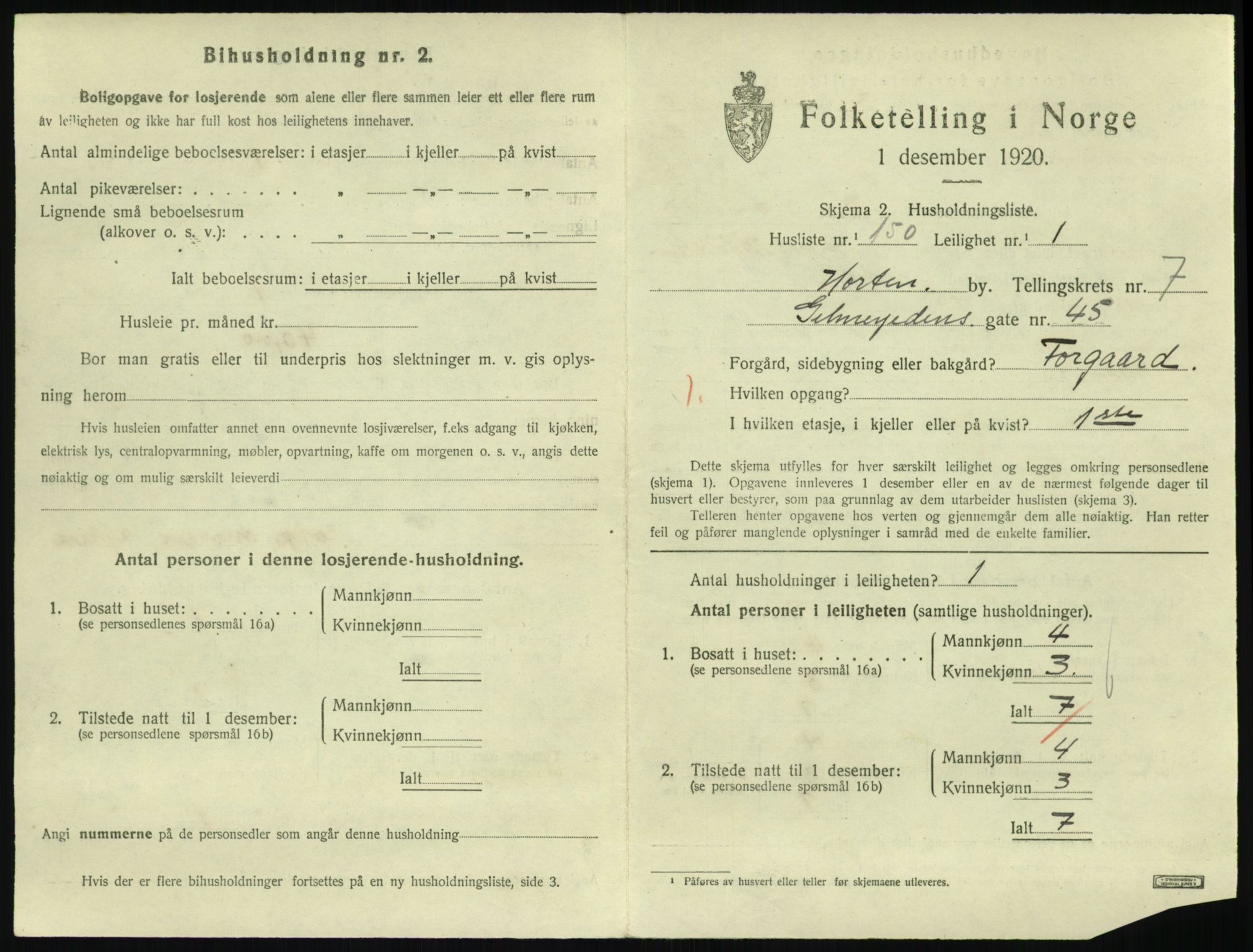 SAKO, Folketelling 1920 for 0703 Horten kjøpstad, 1920, s. 7735