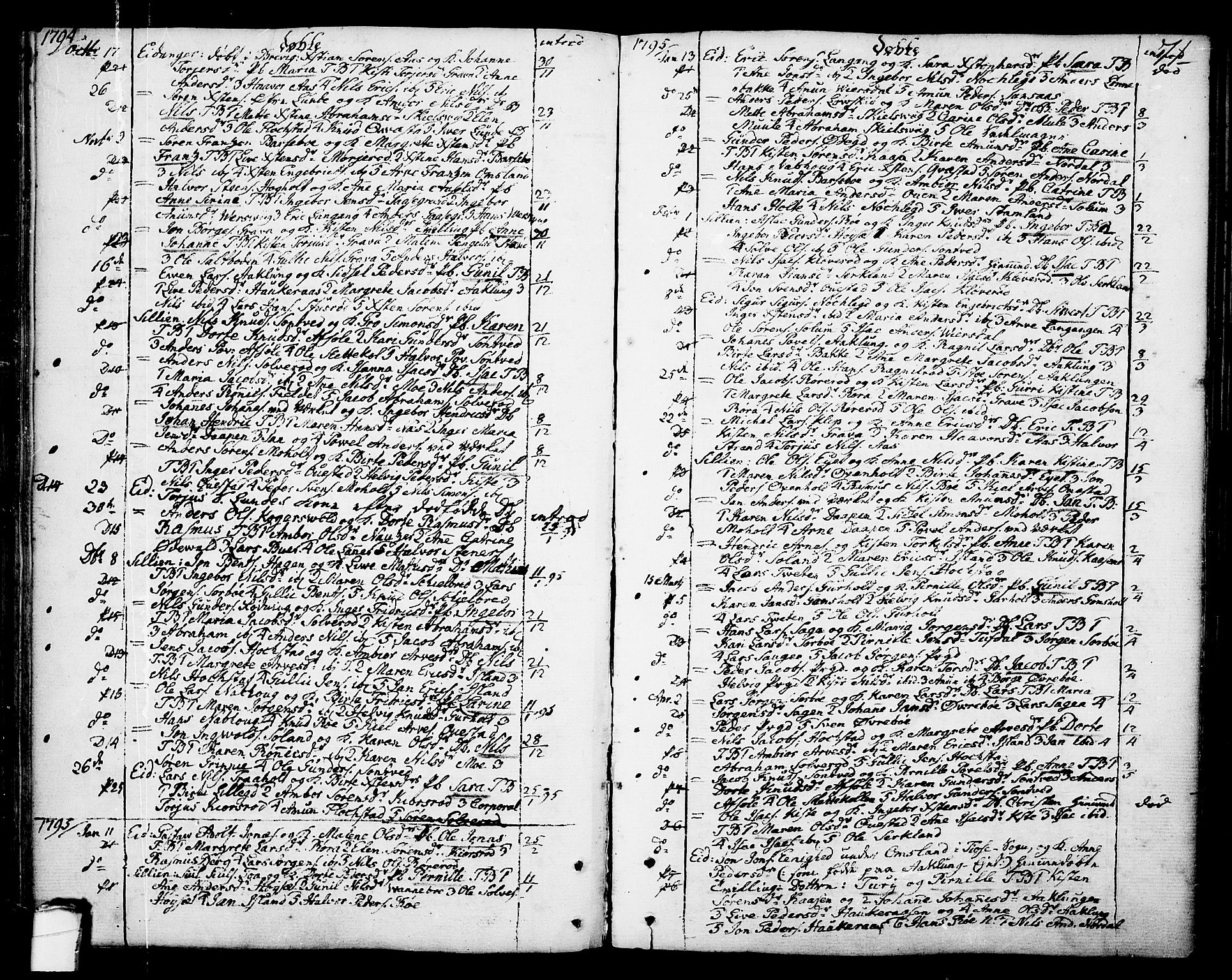 Eidanger kirkebøker, AV/SAKO-A-261/F/Fa/L0006: Ministerialbok nr. 6, 1764-1814, s. 71