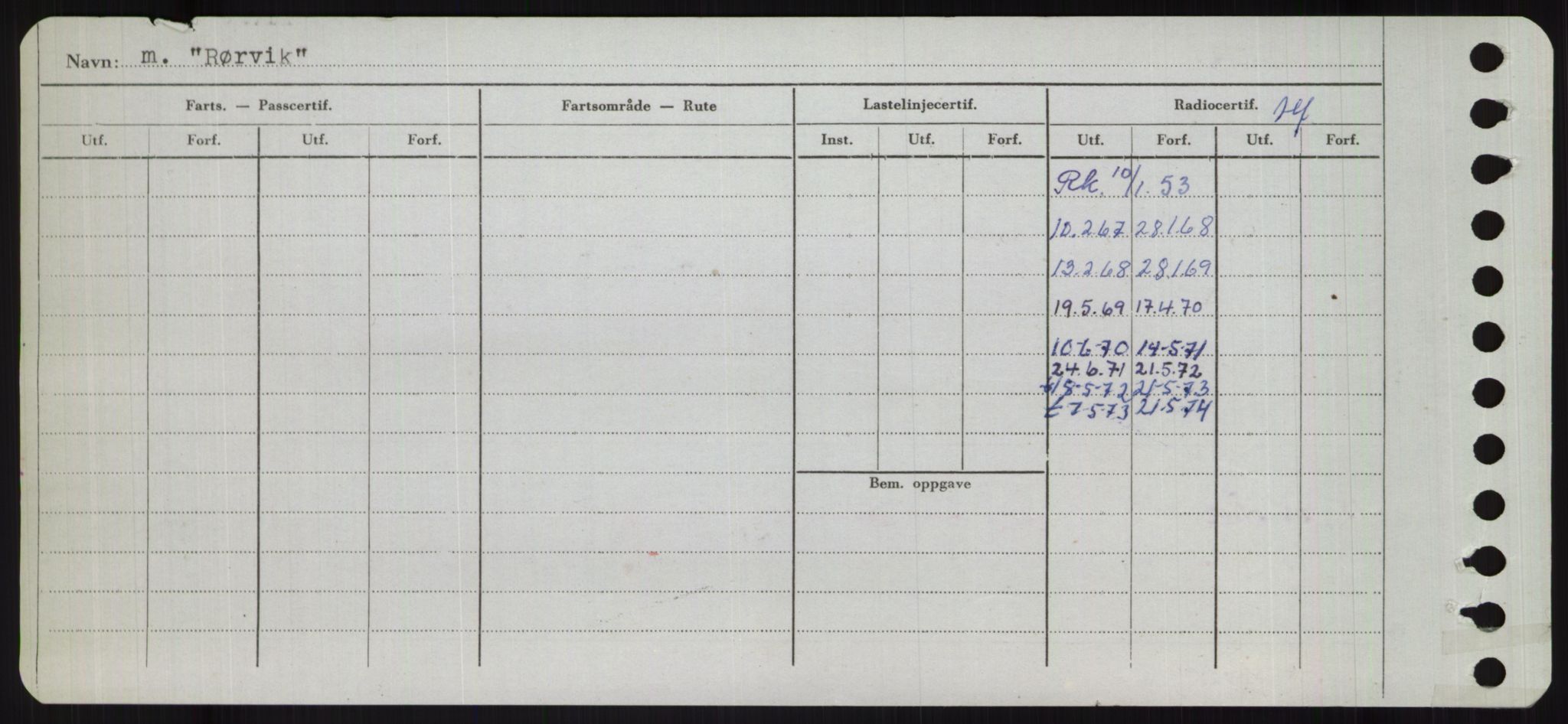 Sjøfartsdirektoratet med forløpere, Skipsmålingen, RA/S-1627/H/Ha/L0004/0002: Fartøy, Mas-R / Fartøy, Odin-R, s. 986