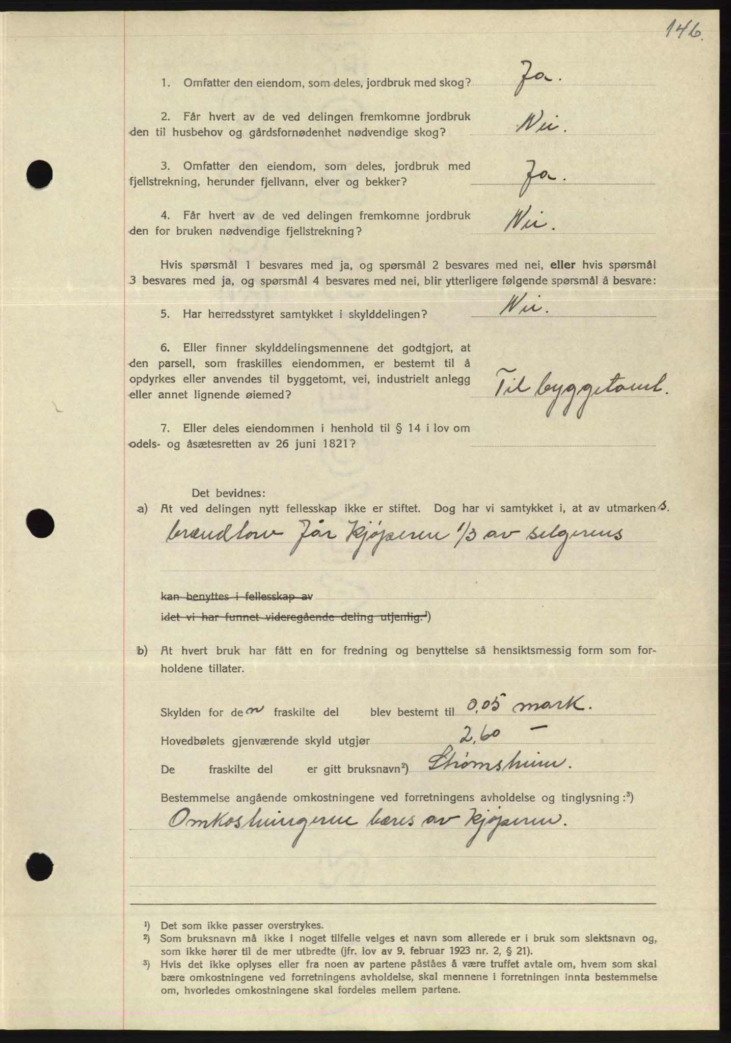 Søre Sunnmøre sorenskriveri, AV/SAT-A-4122/1/2/2C/L0071: Pantebok nr. 65, 1941-1941, Dagboknr: 375/1941