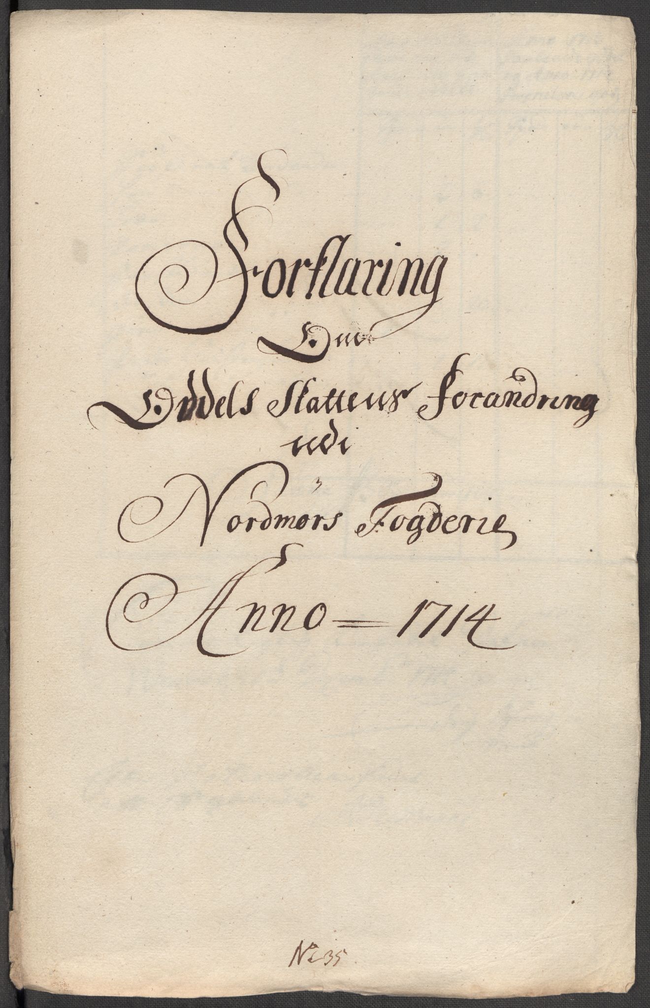 Rentekammeret inntil 1814, Reviderte regnskaper, Fogderegnskap, RA/EA-4092/R56/L3748: Fogderegnskap Nordmøre, 1714-1715, s. 191