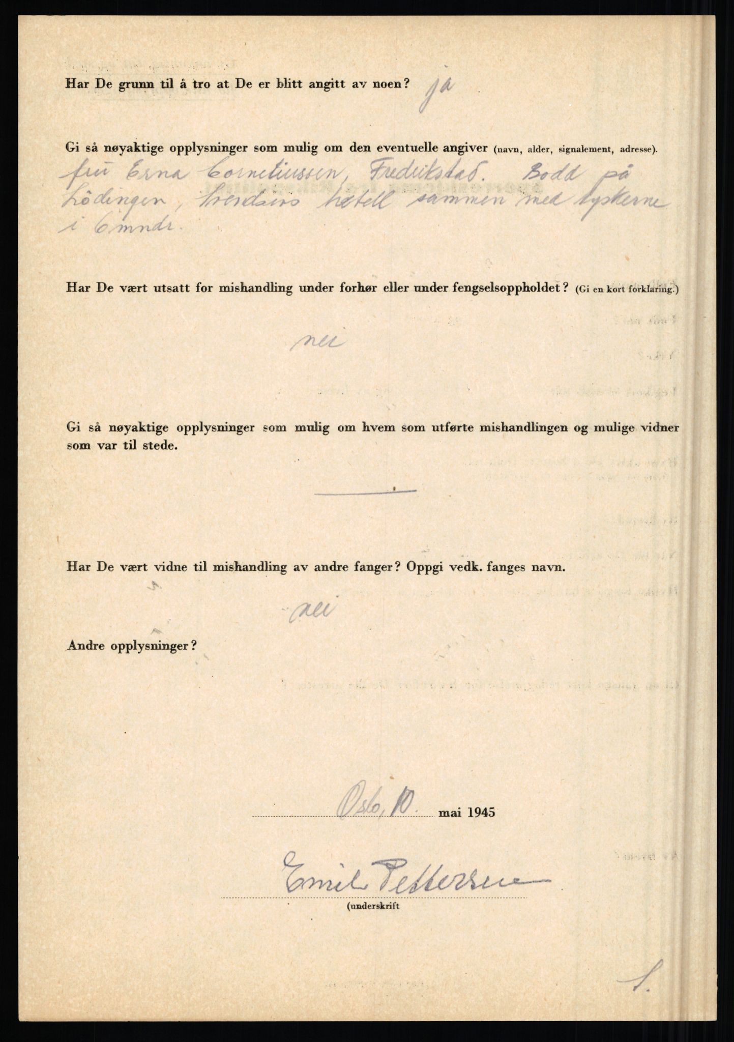 Rikspolitisjefen, AV/RA-S-1560/L/L0014: Pettersen, Aksel - Savosnick, Ernst, 1940-1945, s. 40