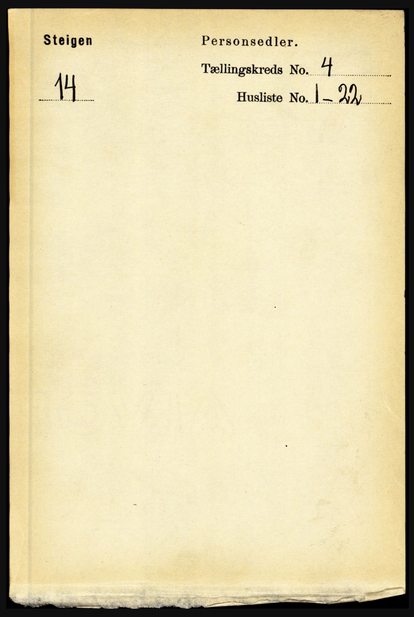 RA, Folketelling 1891 for 1848 Steigen herred, 1891, s. 1451