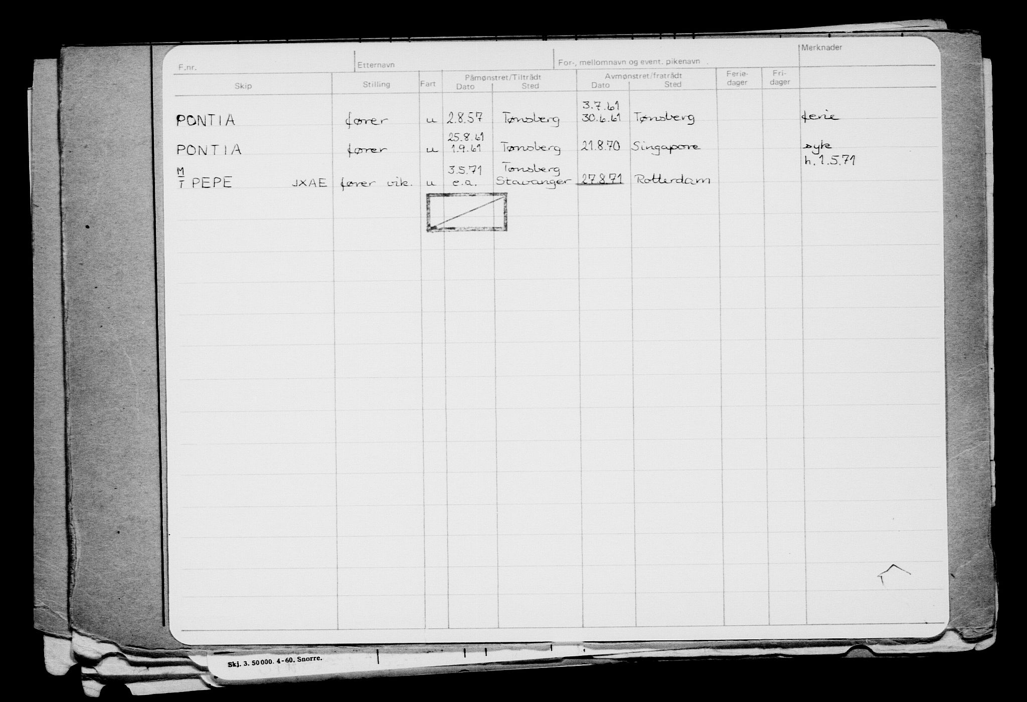 Direktoratet for sjømenn, AV/RA-S-3545/G/Gb/L0051: Hovedkort, 1903, s. 84