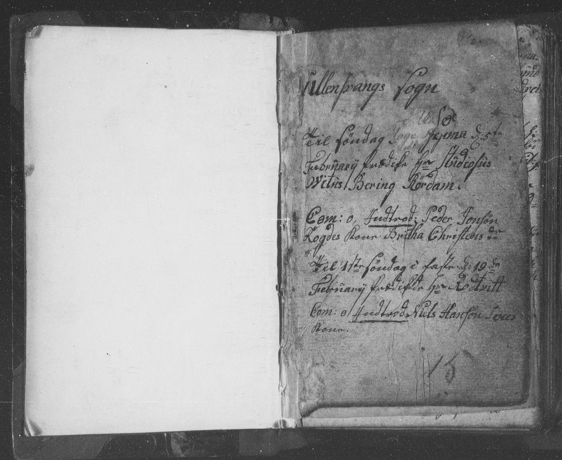 Ullensvang sokneprestembete, AV/SAB-A-78701/H/Hab: Klokkerbok nr. B 8, 1804-1811