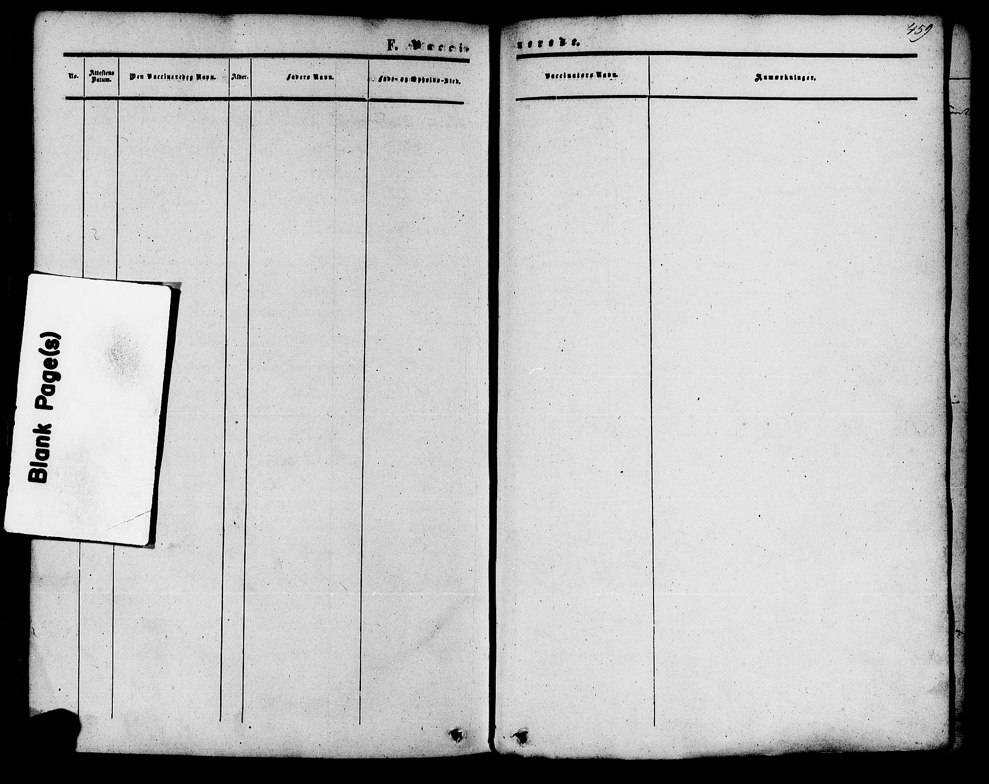 Herad sokneprestkontor, SAK/1111-0018/F/Fa/Fab/L0004: Ministerialbok nr. A 4, 1853-1885, s. 459