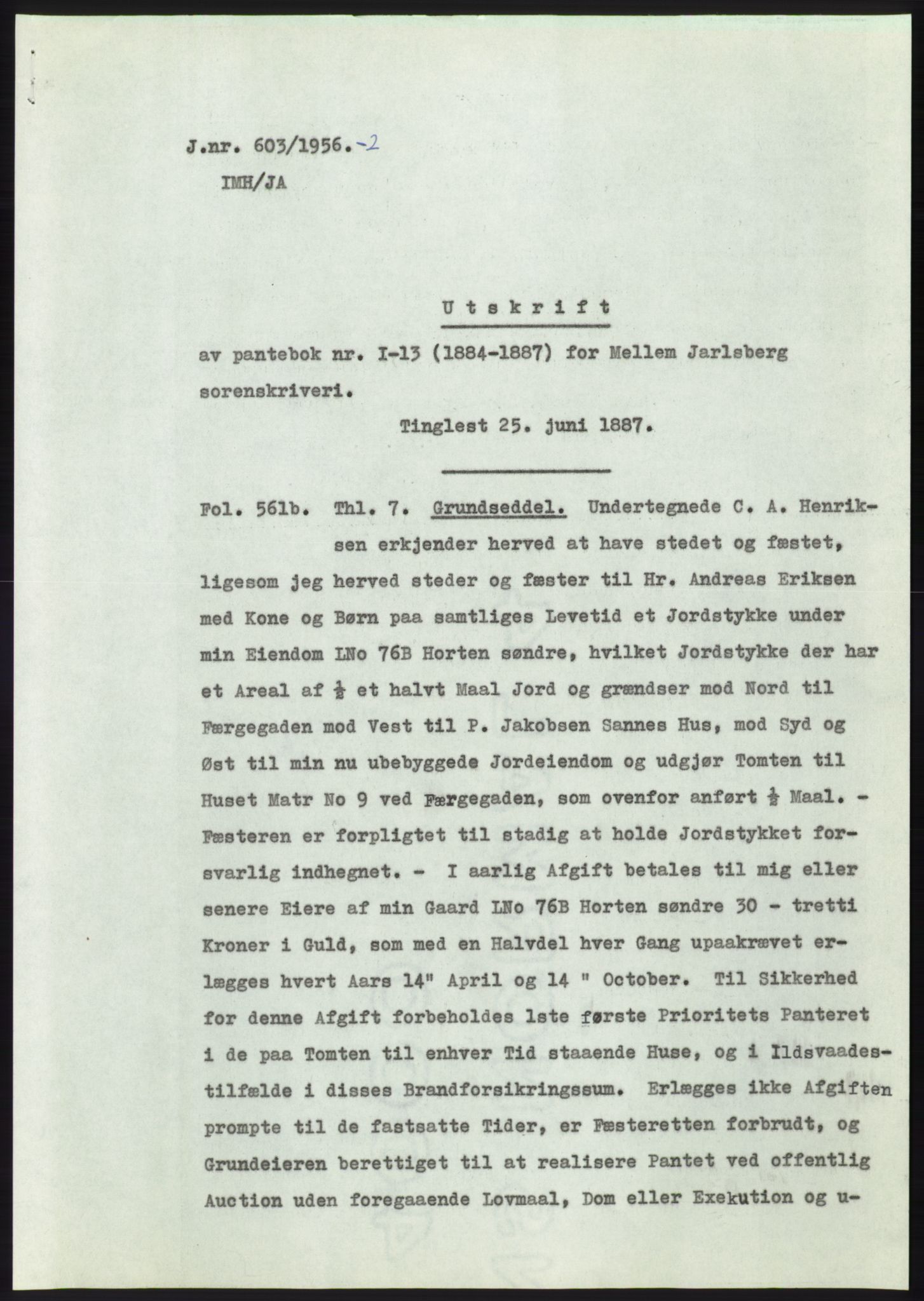 Statsarkivet i Kongsberg, SAKO/A-0001, 1956, s. 191