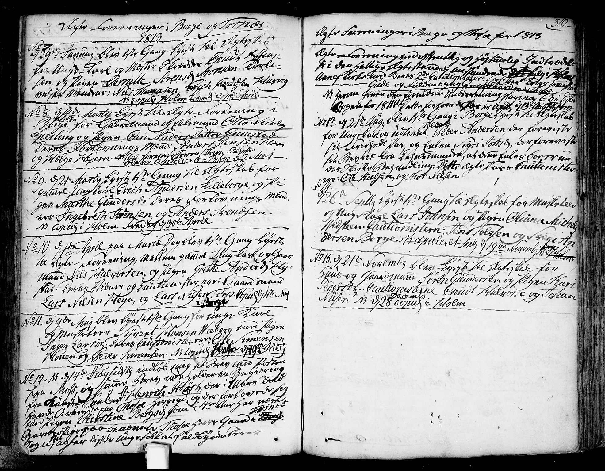 Borge prestekontor Kirkebøker, SAO/A-10903/F/Fa/L0002: Ministerialbok nr. I 2, 1791-1817, s. 319