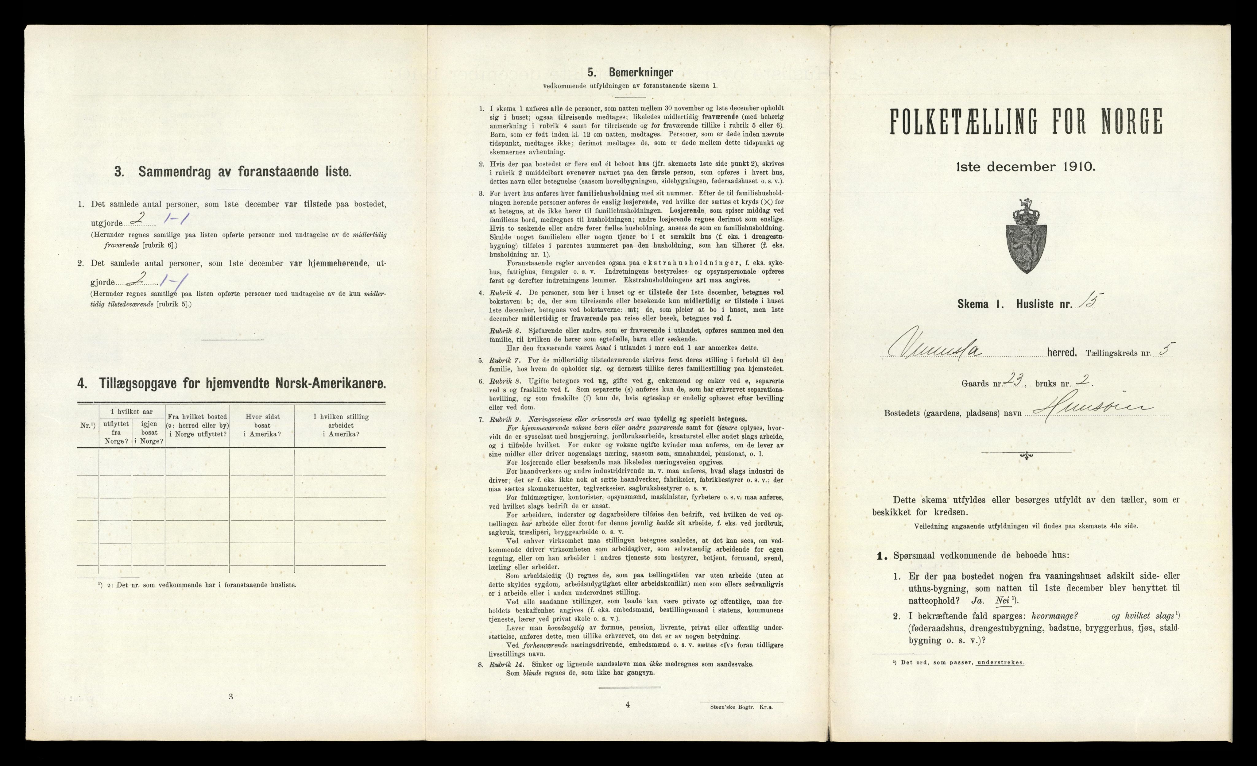 RA, Folketelling 1910 for 1014 Vennesla herred, 1910, s. 444