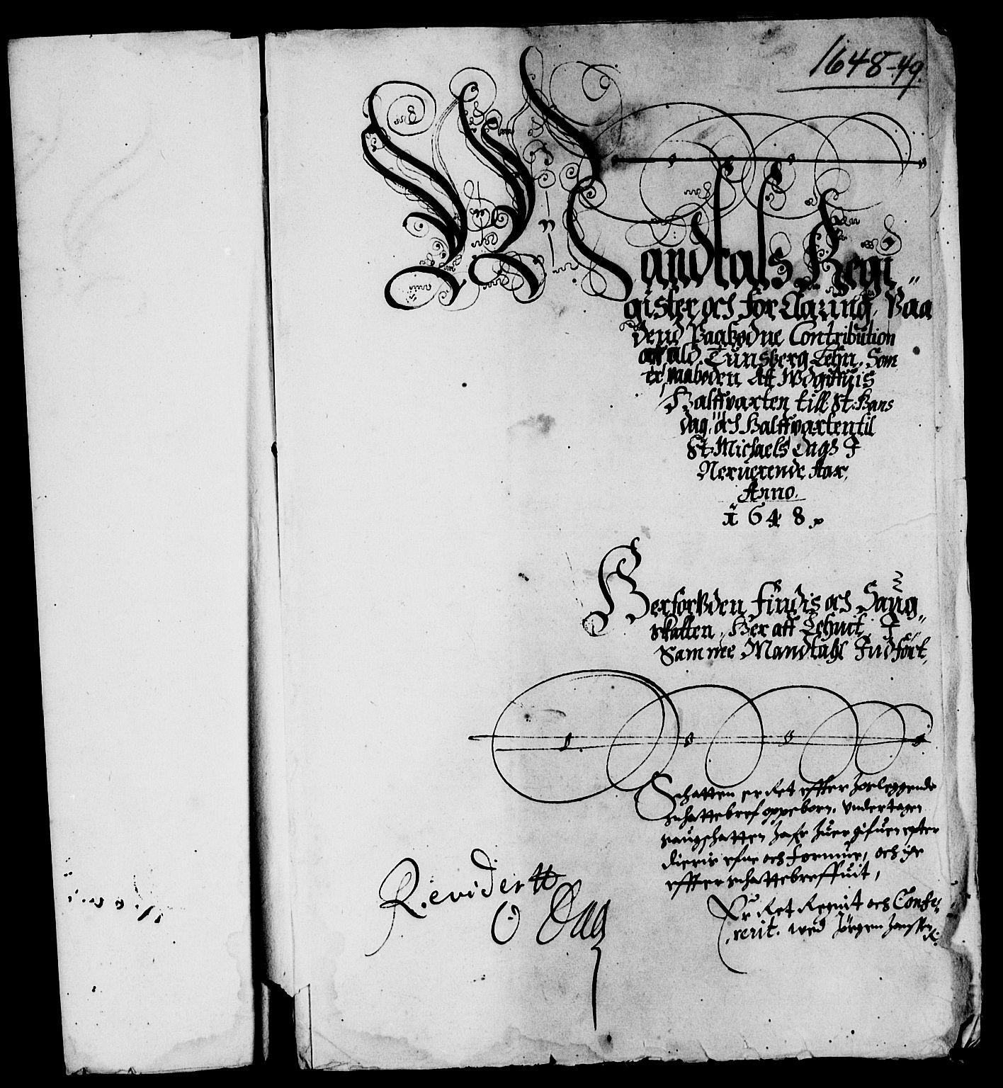 Rentekammeret inntil 1814, Reviderte regnskaper, Lensregnskaper, AV/RA-EA-5023/R/Rb/Rbo/L0028: Tønsberg len, 1647-1649